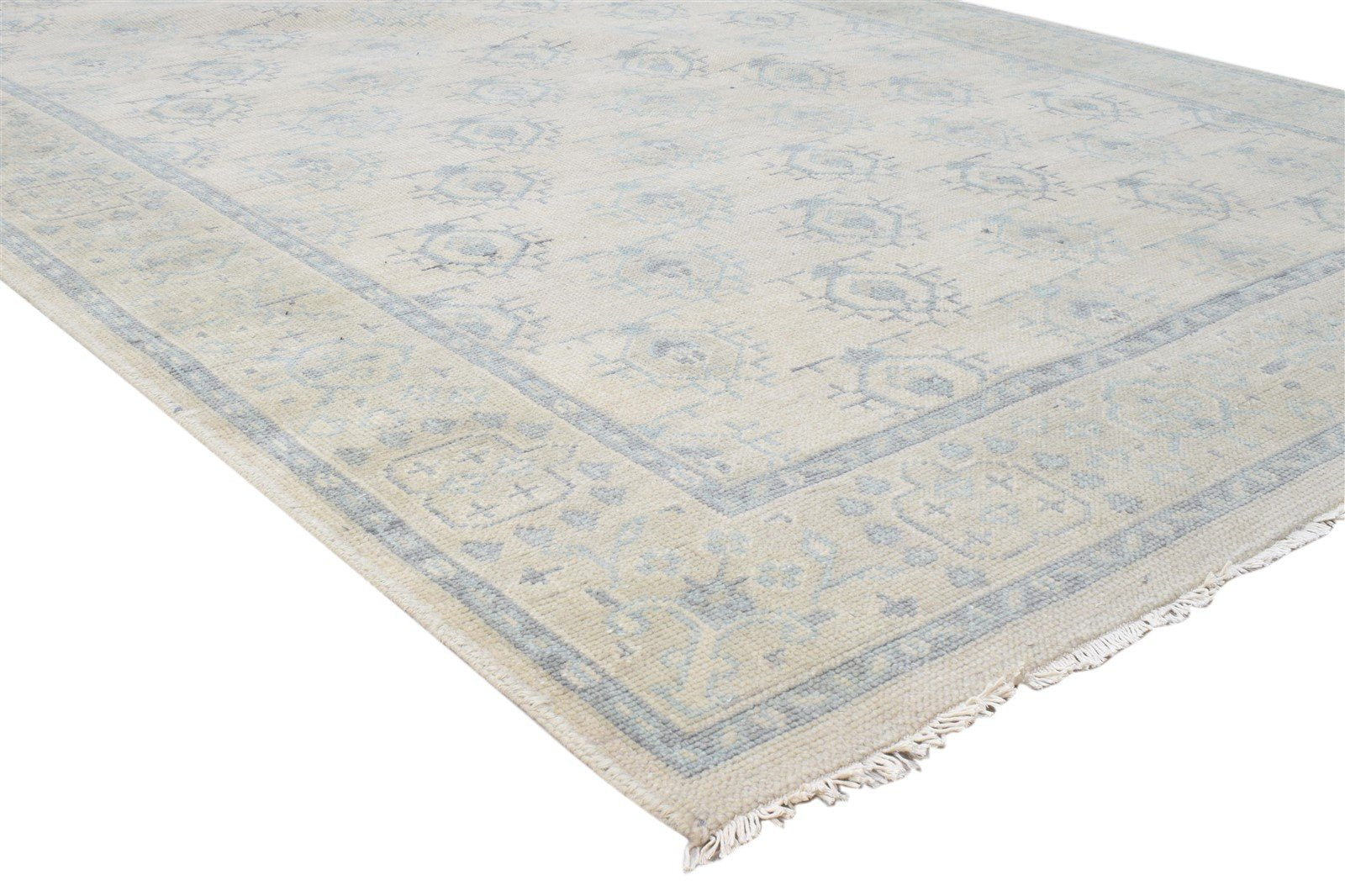 Sand Wool Rug 6' X 9' Persian Hand Knotted Bokhara Oriental Room Size Carpet 