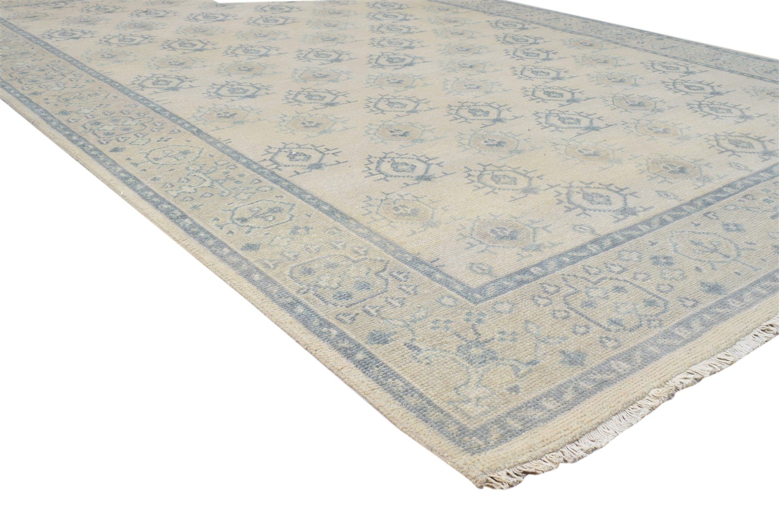 Sand Wool Rug 6' X 9' Persian Hand Knotted Bokhara Oriental Room Size Carpet 