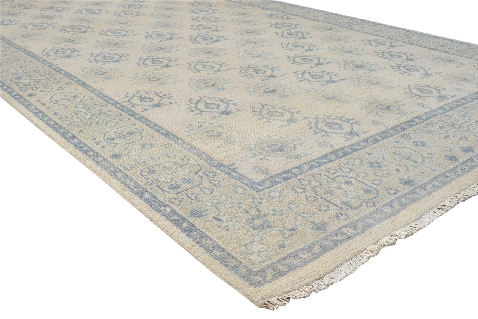 Sand Wool Rug 6' X 9' Persian Hand Knotted Bokhara Oriental Room Size Carpet 