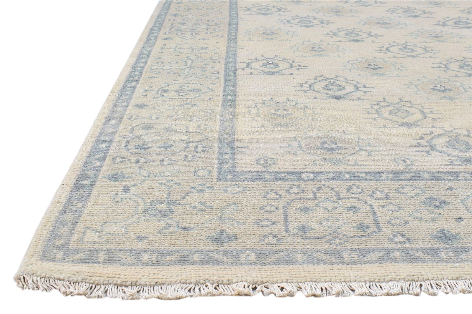 Sand Wool Rug 6' X 9' Persian Hand Knotted Bokhara Oriental Room Size Carpet 