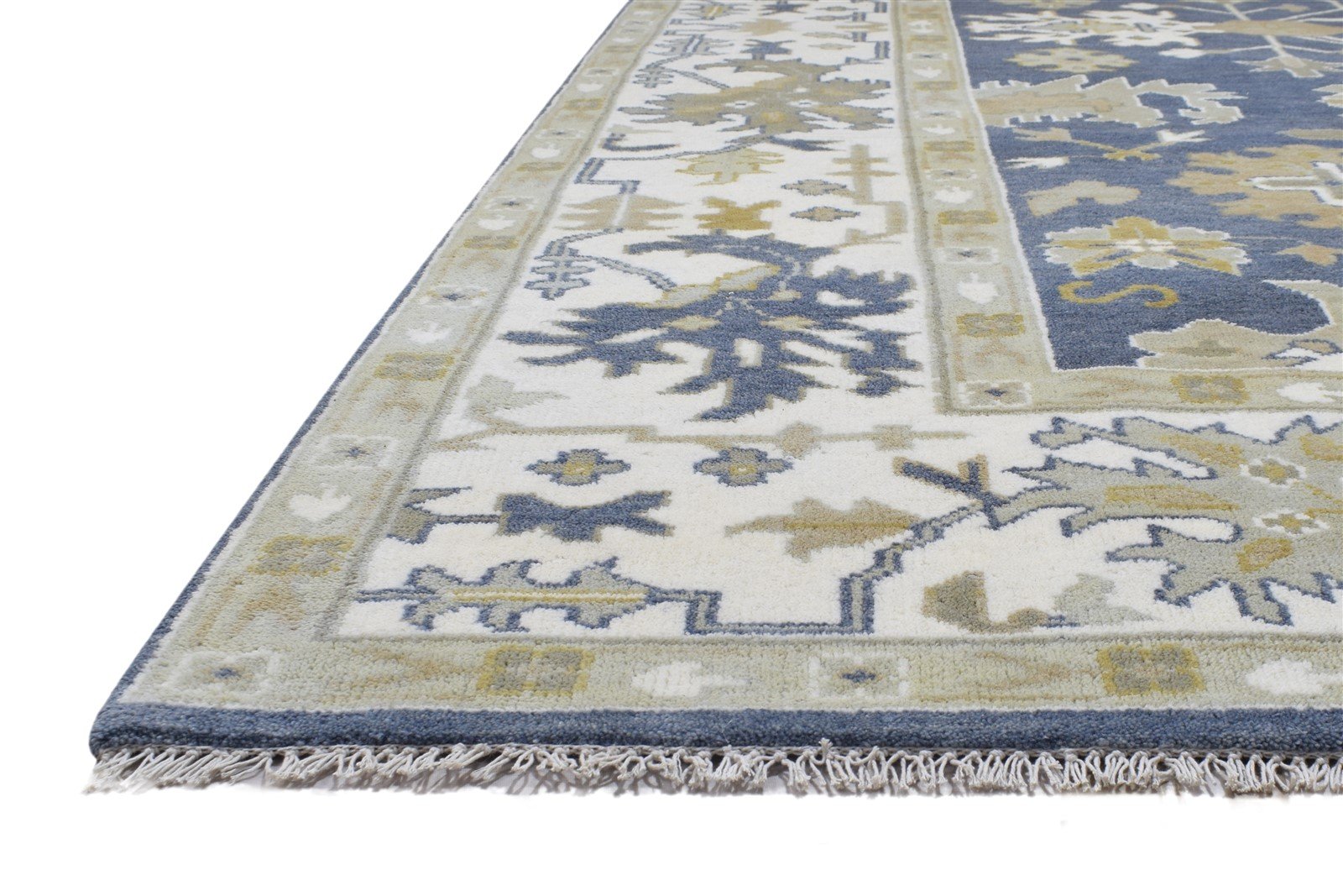 9X12 Rug Wool Charcoal Persian Hand Knotted Oushak Oriental Extra Large Carpet   7864326258837