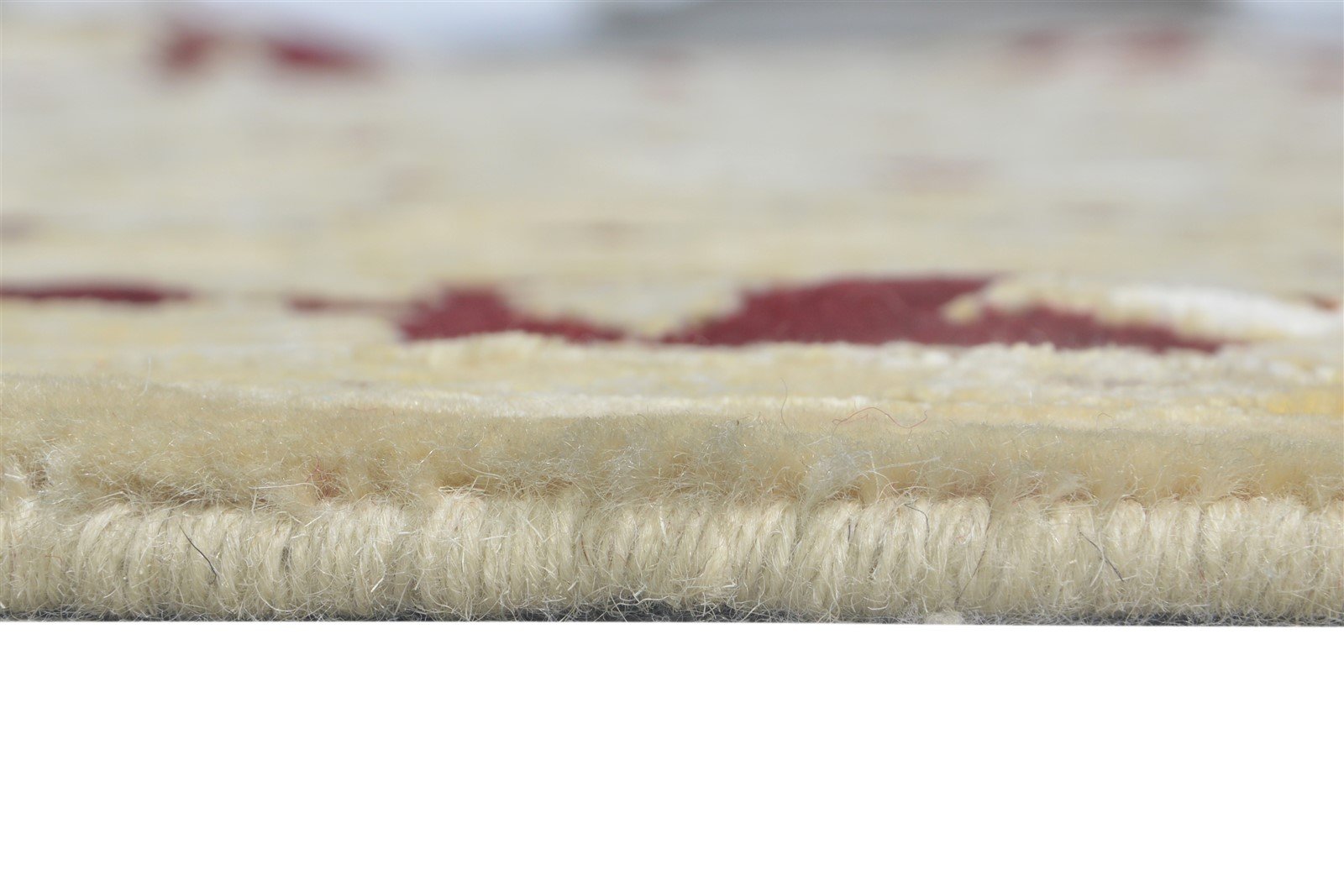 Abigail Wool / Silk Beige Rug 5X5 Persien Hand Knotted Kashan Oriental Round   7865142083733