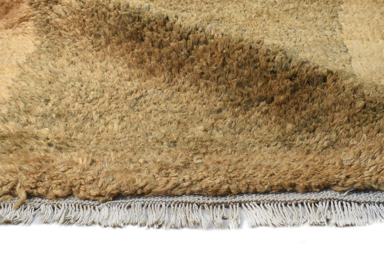 Alia Hand Knotted Brown Hemp Rug 2' X 3' Modern Scandinavian Bordered   7865141330069