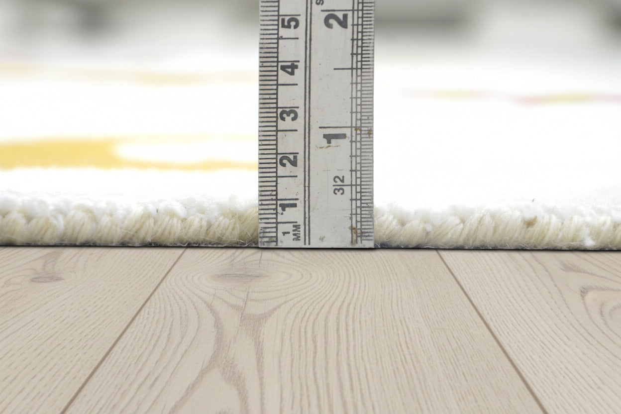 Alphabet Kids Rug | Ivory Off White ABC Learning Nursery Rug   9122791391381