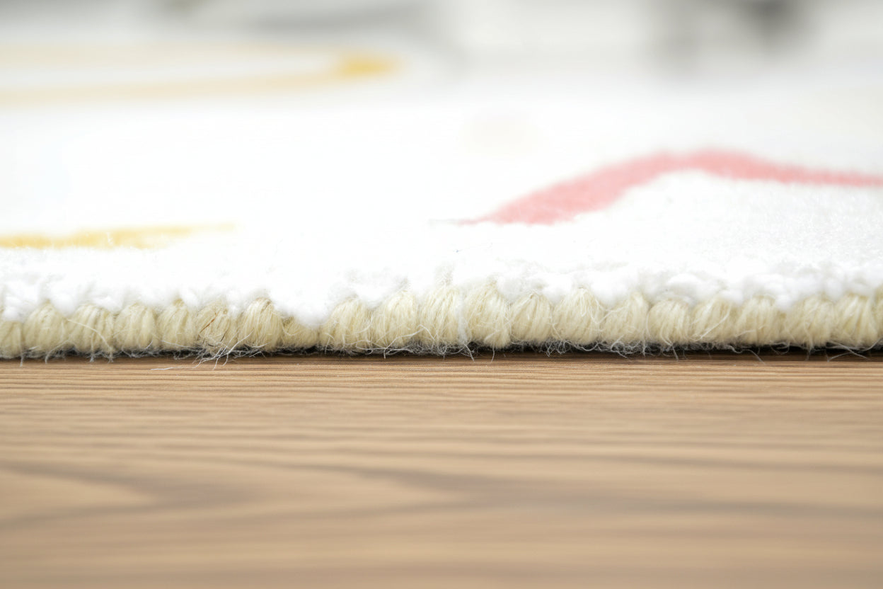 Alphabet Kids Rug | Porcelain Gray ABC Learning Nursery Rug   9126188220565