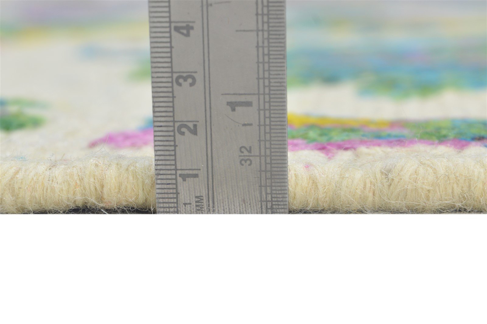 Ami 5X8 Rug Wool / Silk Multi Color Modern Hand Knotted French Floral   7864878858389