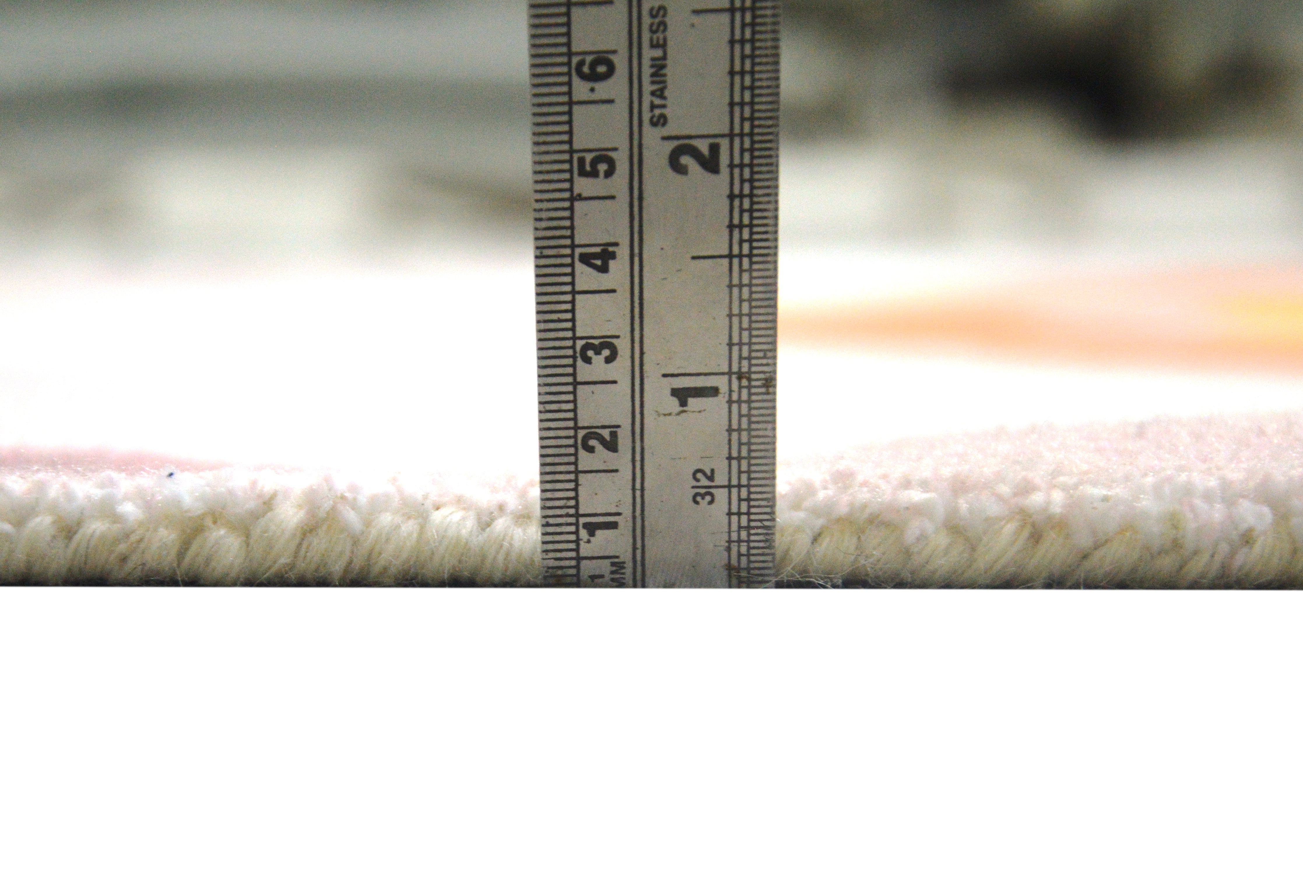 Anky Rainbow Pink Handmade Kids Nursery Plush Soft Rug   9006423703701