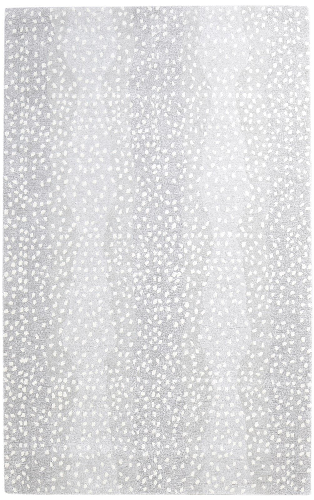 Antelope Rug Handmade Wool Animal Print Gray   8716746817685