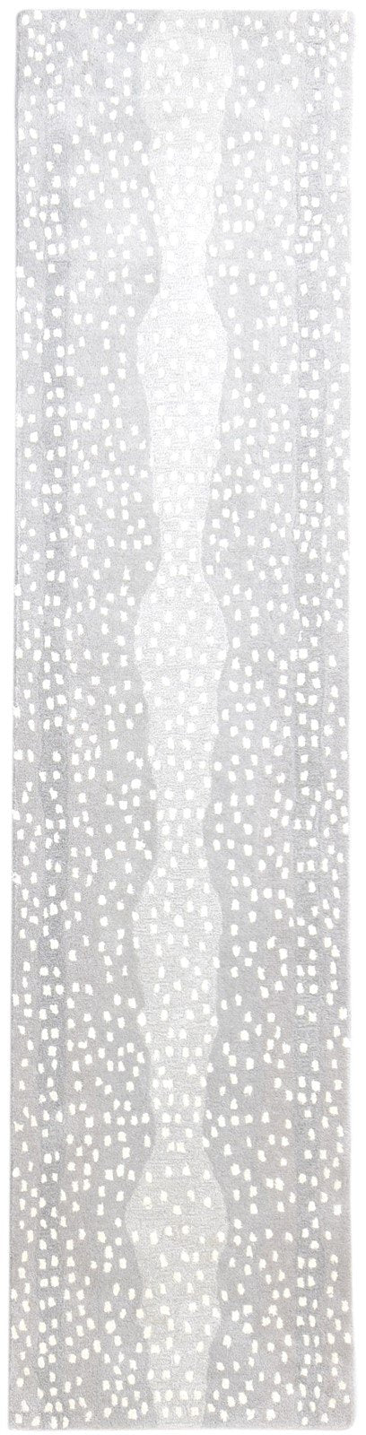 Antelope Rug Handmade Wool Animal Print Gray   8716746817685