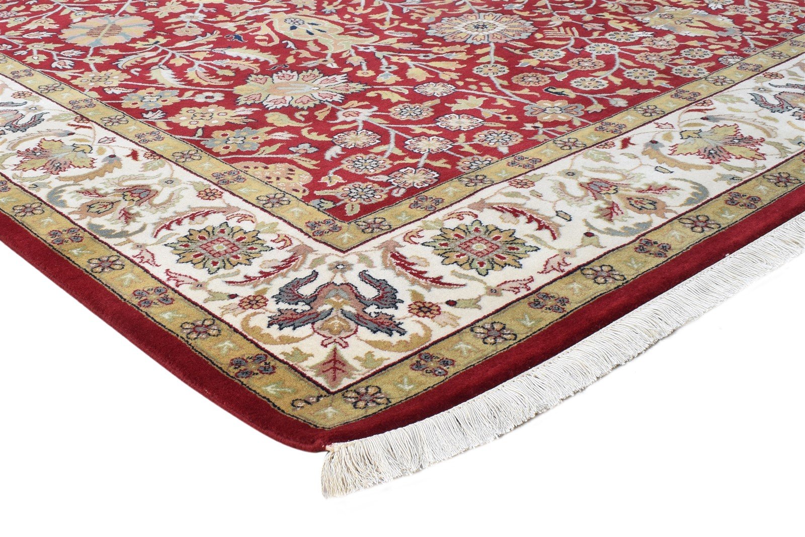 Aubrey 8' X 10' Rug Wool Red Persian Hand Knotted Kashan Oriental   7864677105813