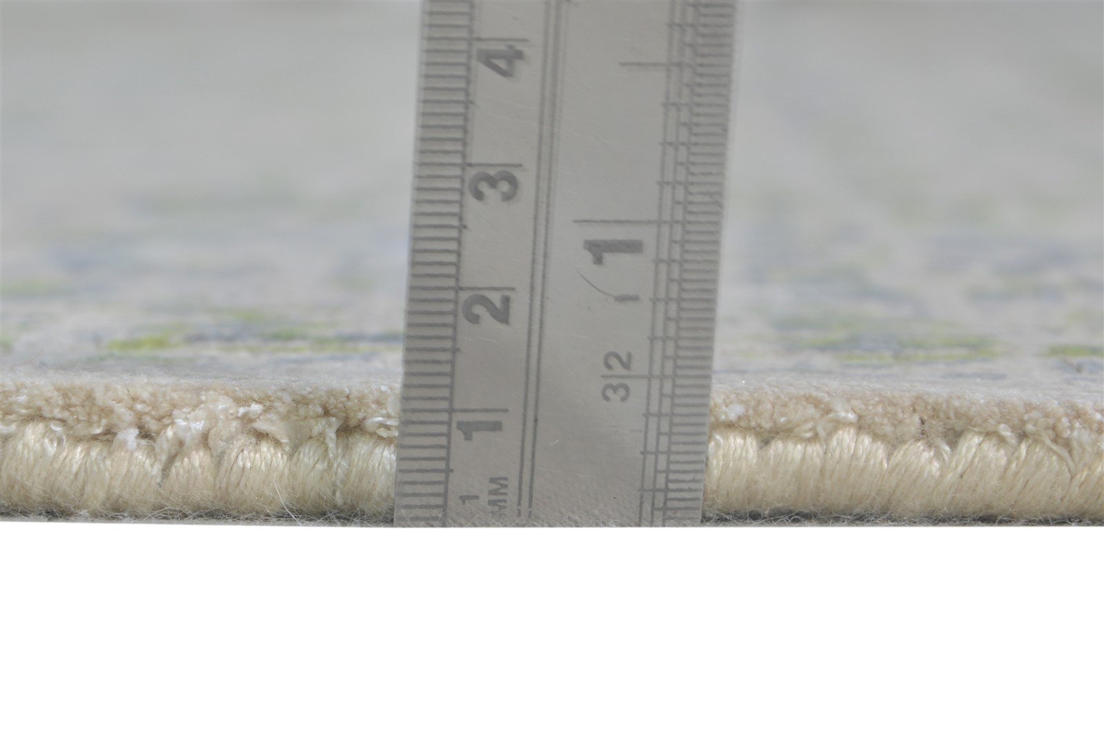 Beige Silk Rug 8' X 10' Modern Handloom American Abstract Large Carpet   7865145917589