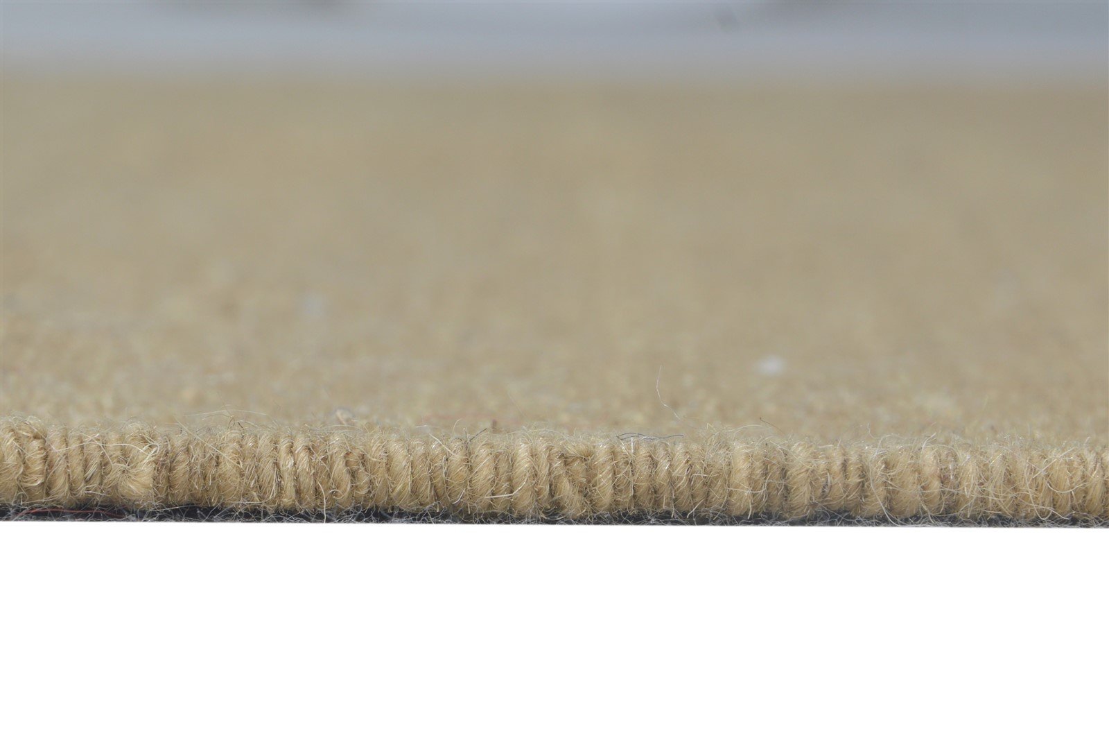 Beige Wool Rug 4' X 6' Modern Dhurrie Scandinavian Solid Room Size Carpet   7865142608021