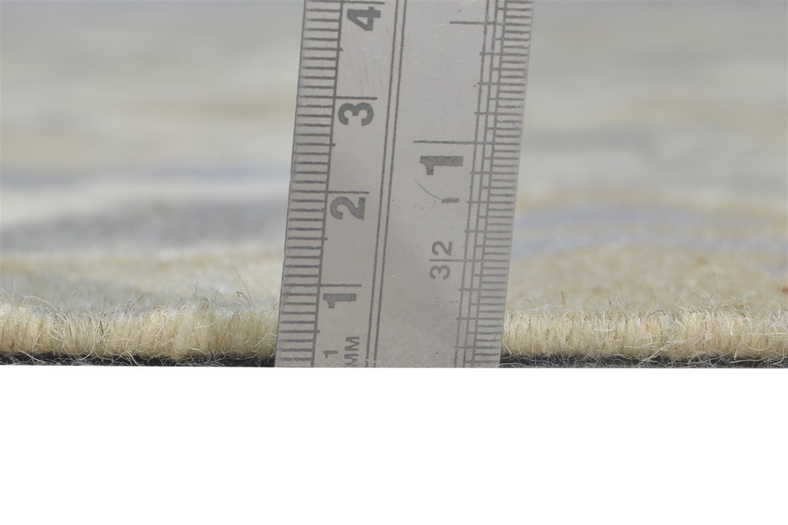 Beige Wool Rug 5' X 8' Modern Dhurrie American Abstract Room Size Carpet   7864674320533