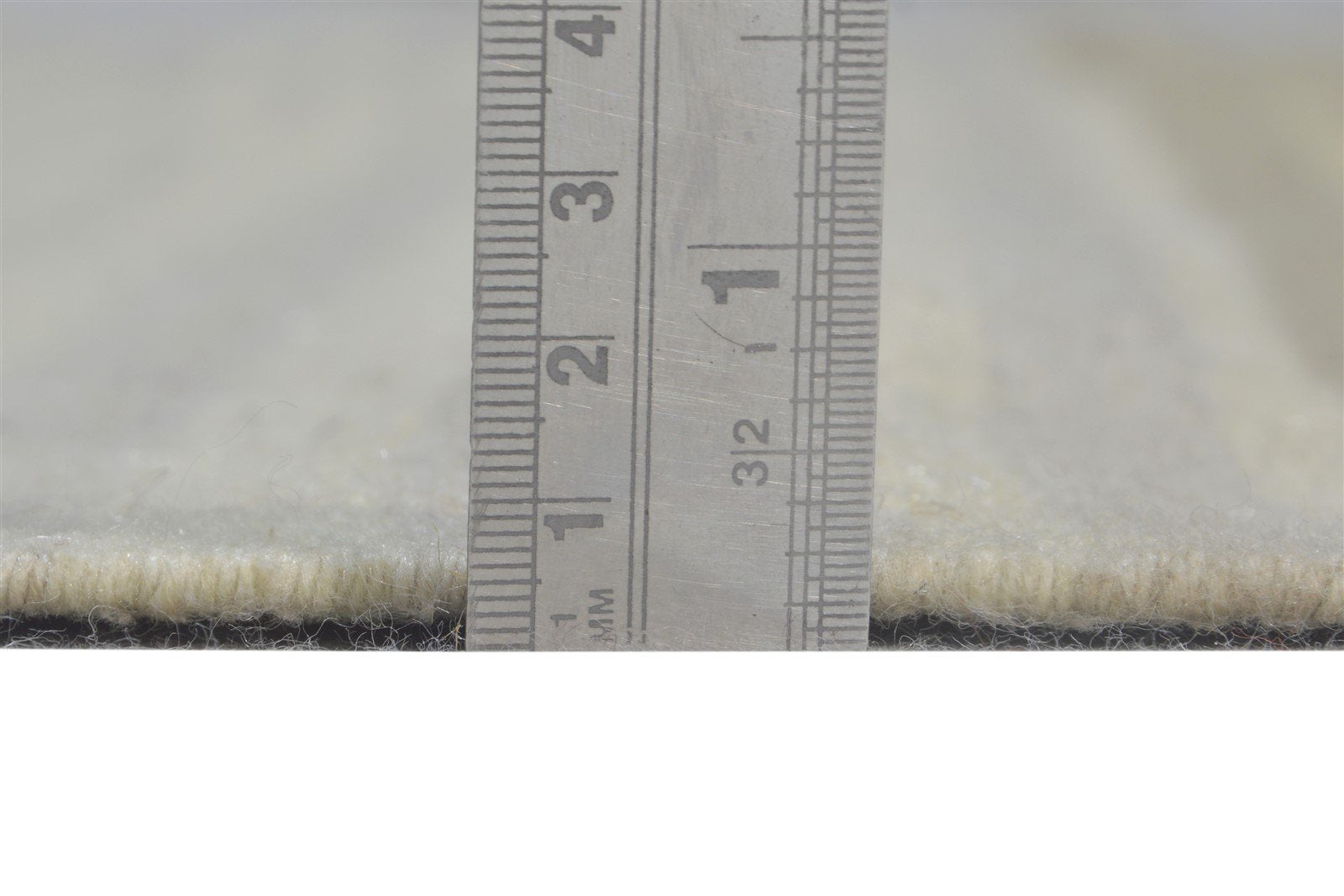 Beige Wool Rug 5' X 8' Modern Dhurrie Scandinavian Striped Room Size Carpet   7865191235733