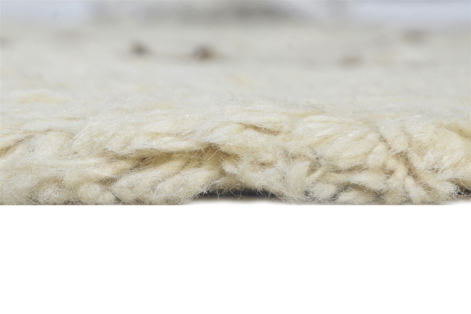 Beige Wool Rug 8' X 10' Modern Hand Knotted Moroccan Abstract Large Carpet   7864779604117