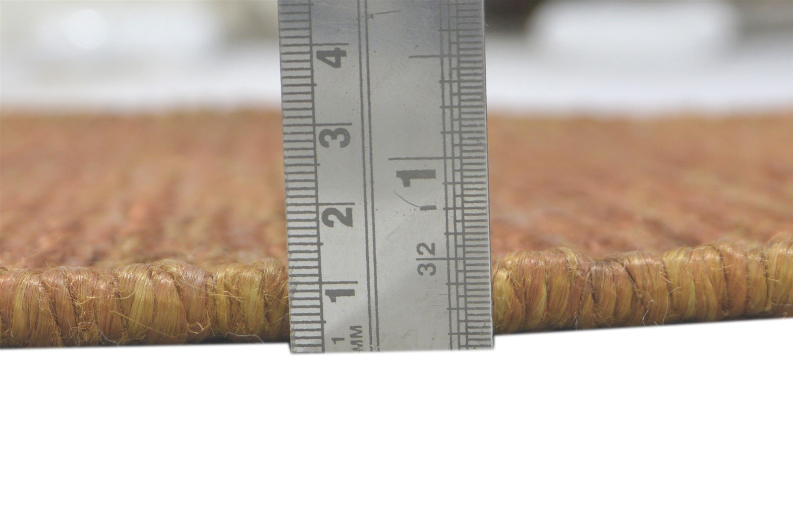 Betteanne Rust Jute Rug 2' X 3' Modern Hand Knotted Scandinavian Solid   7860702740629