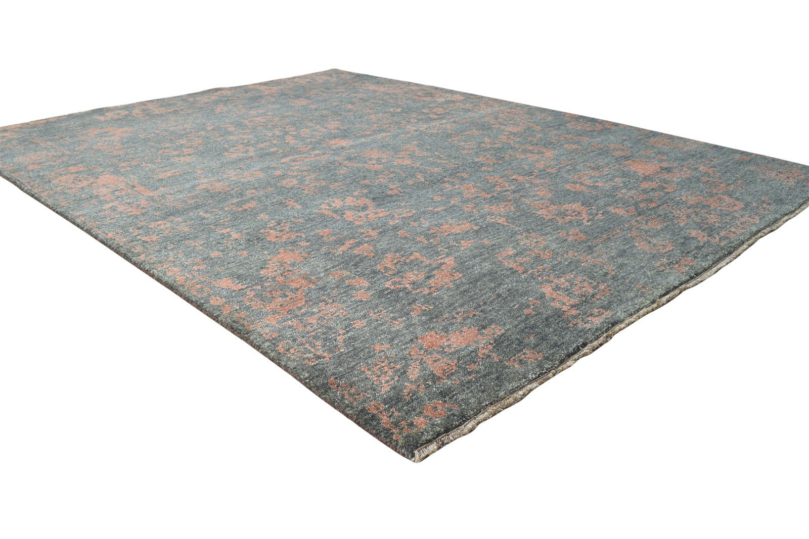Marnie Black Wool Rug 6' X 8' Modern Hand Knotted American Abstract   7865206964373