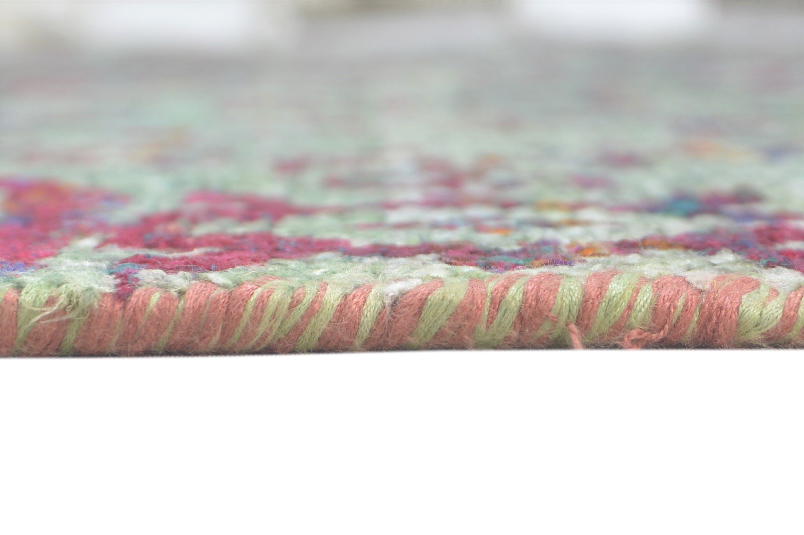 Blue Silk Rug 7' X 10' Modern Hand Knotted Moroccan Trellis Large Carpet   7860694712469