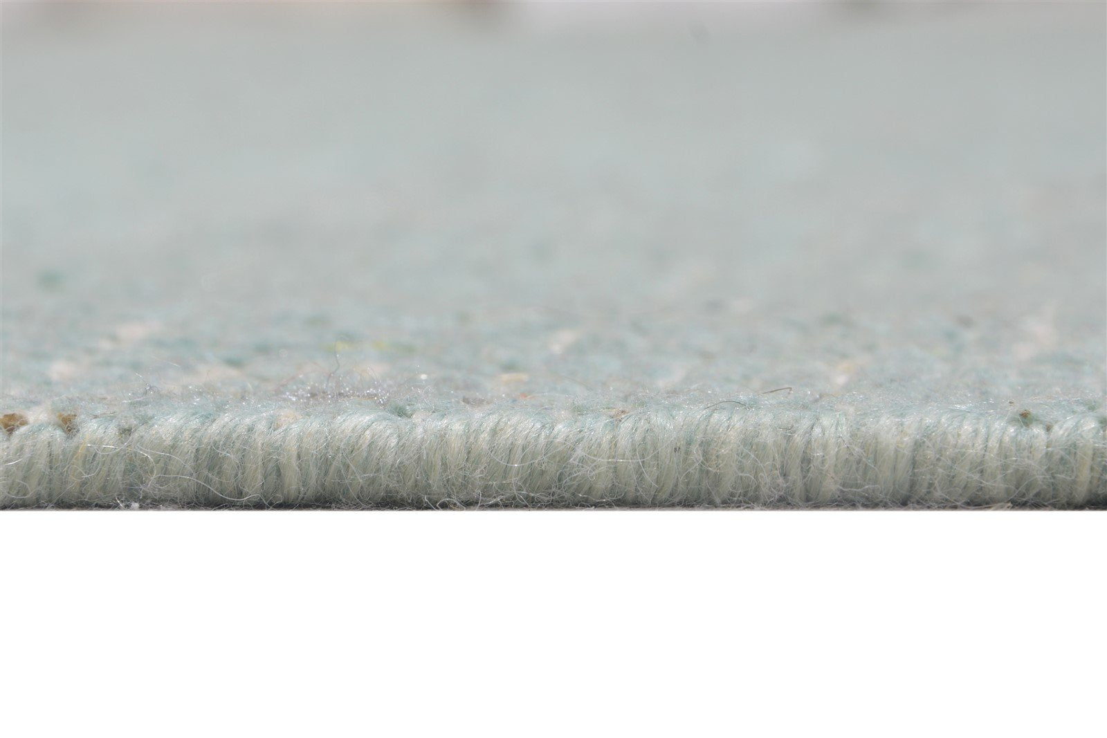 Blue Silk Rug 8' X 10' Modern Hand Woven Scandinavian Solid Large Carpet   7864919097493