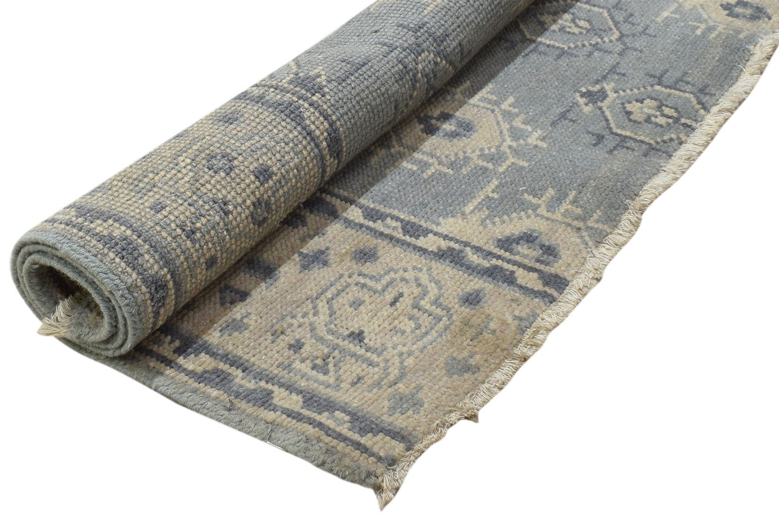 Blue Wool Rug 5' X 3' Persian Hand Knotted Bokhara Oriental Room Size Carpet   7864086593685