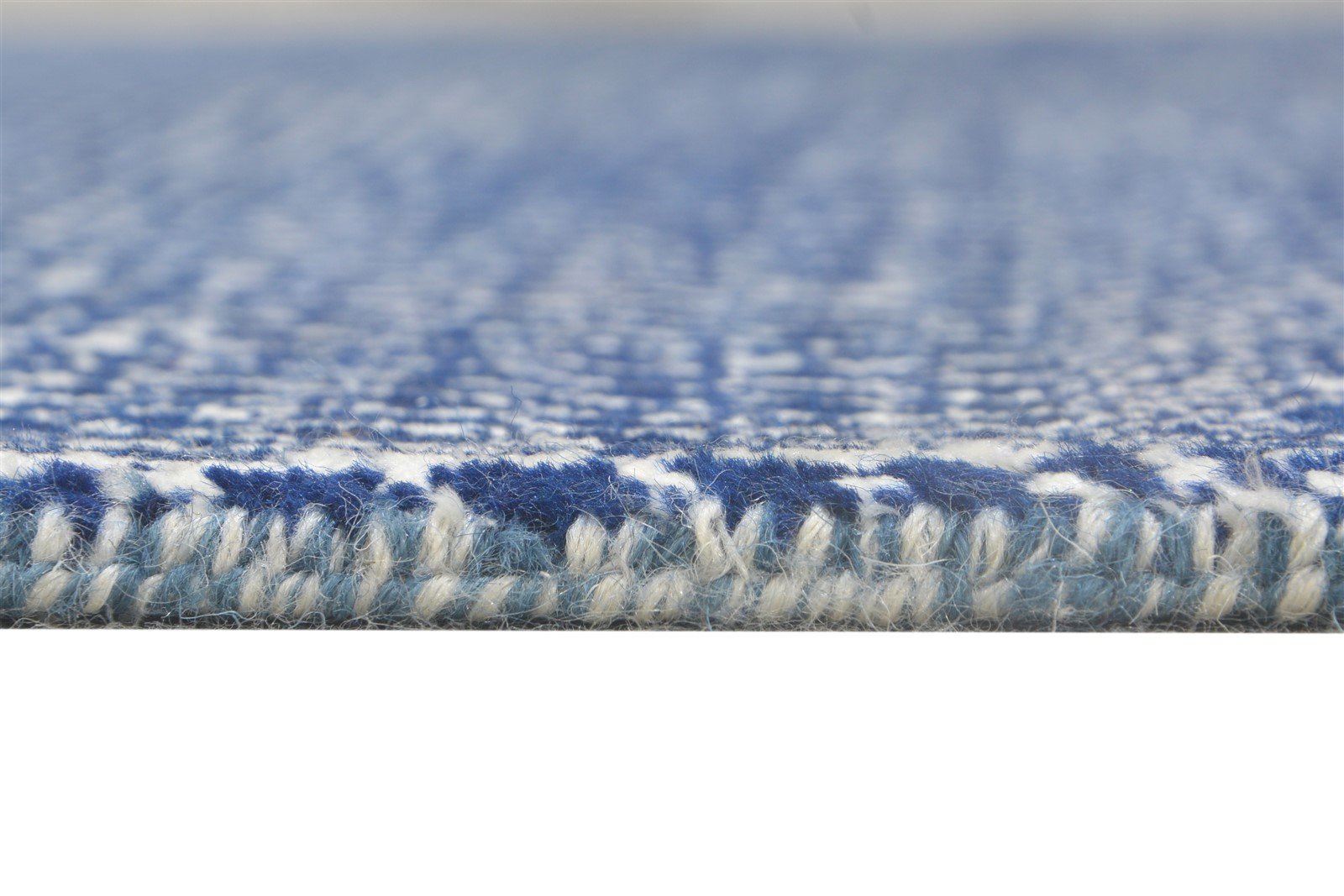 Blue Wool Rug 5' X 7' Modern Hand Knotted Agra Grass Trellis Room Size Carpet   7864609767573