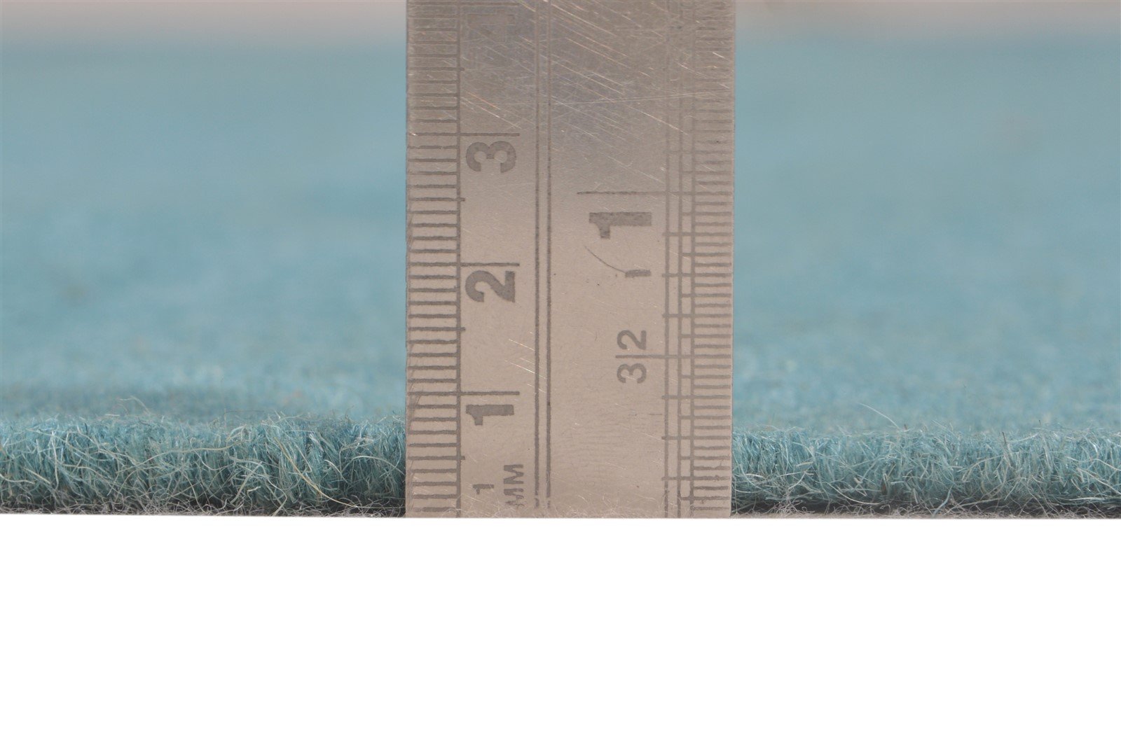 Blue Wool Rug 5' X 8' Modern Dhurrie Scandinavian Solid Room Size Carpet   7865195069589
