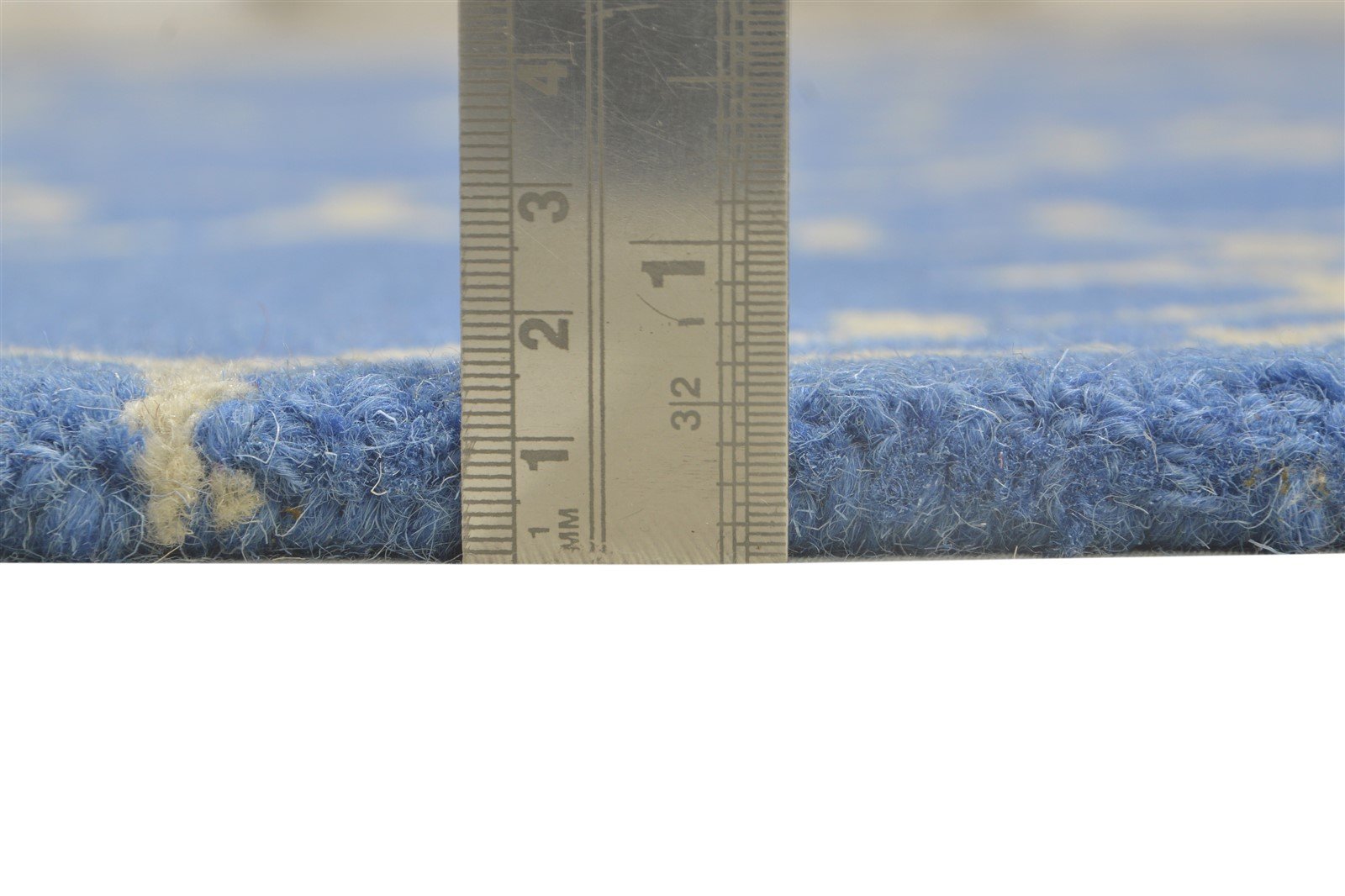 Blue Wool Rug 5' X 8' Modern Hand Tufted Moroccan Trellis Room Size Carpet   7864288346261