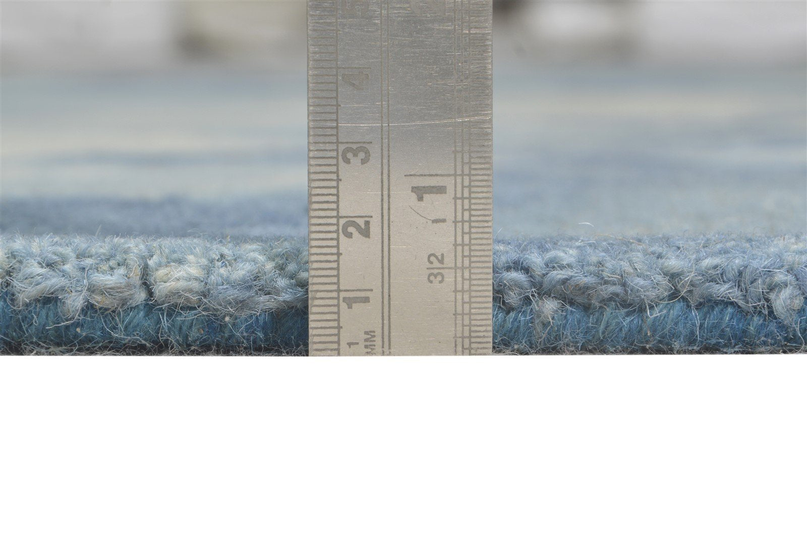 Blue Wool Rug 5' X 8' Modern Hand Tufted Shibori Tie Dye Room Size Carpet   7865198805141