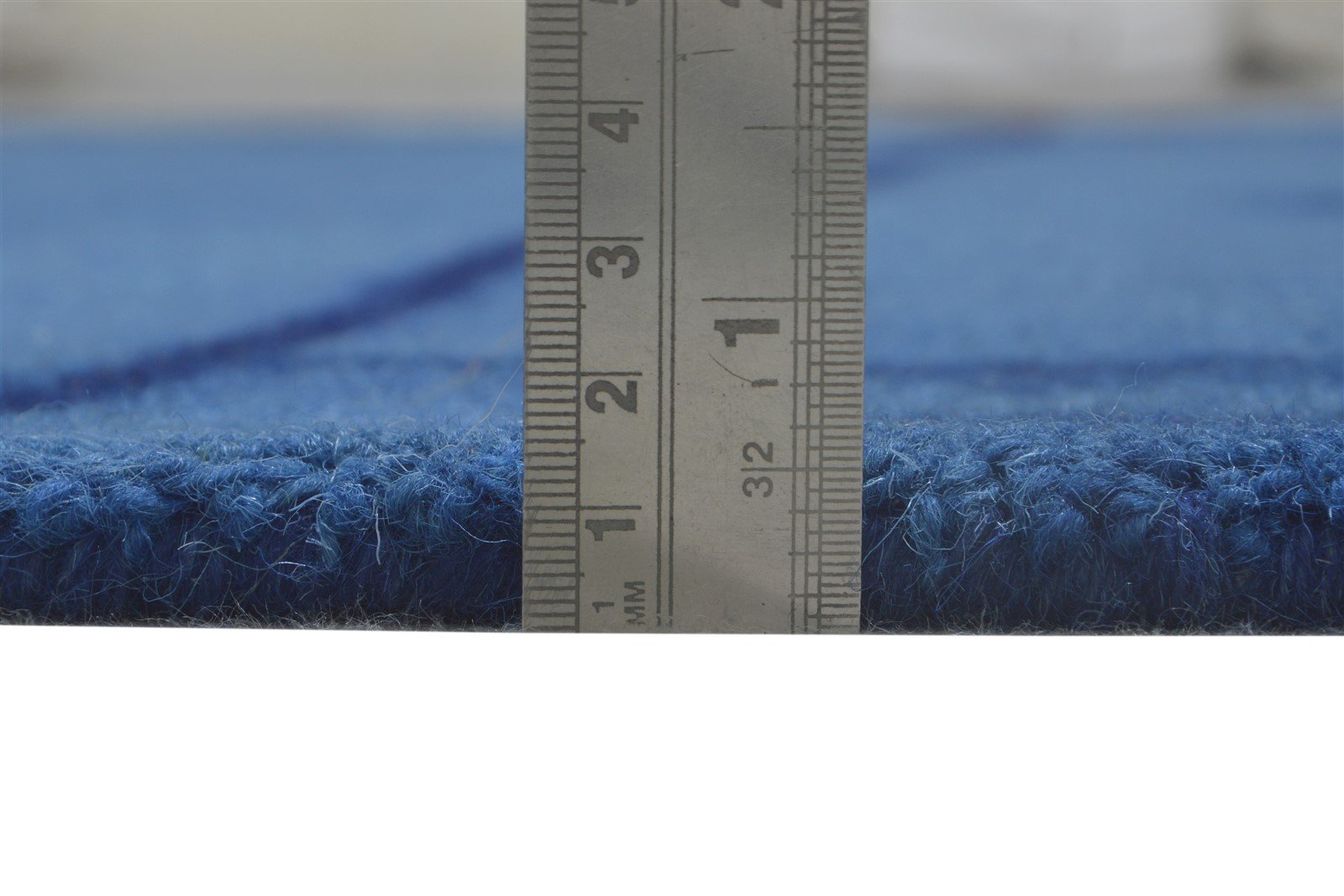 Blue Wool Rug 5' X 8' Modern Hand Tufted Shibori Tie Dye Room Size Carpet   7865199919253