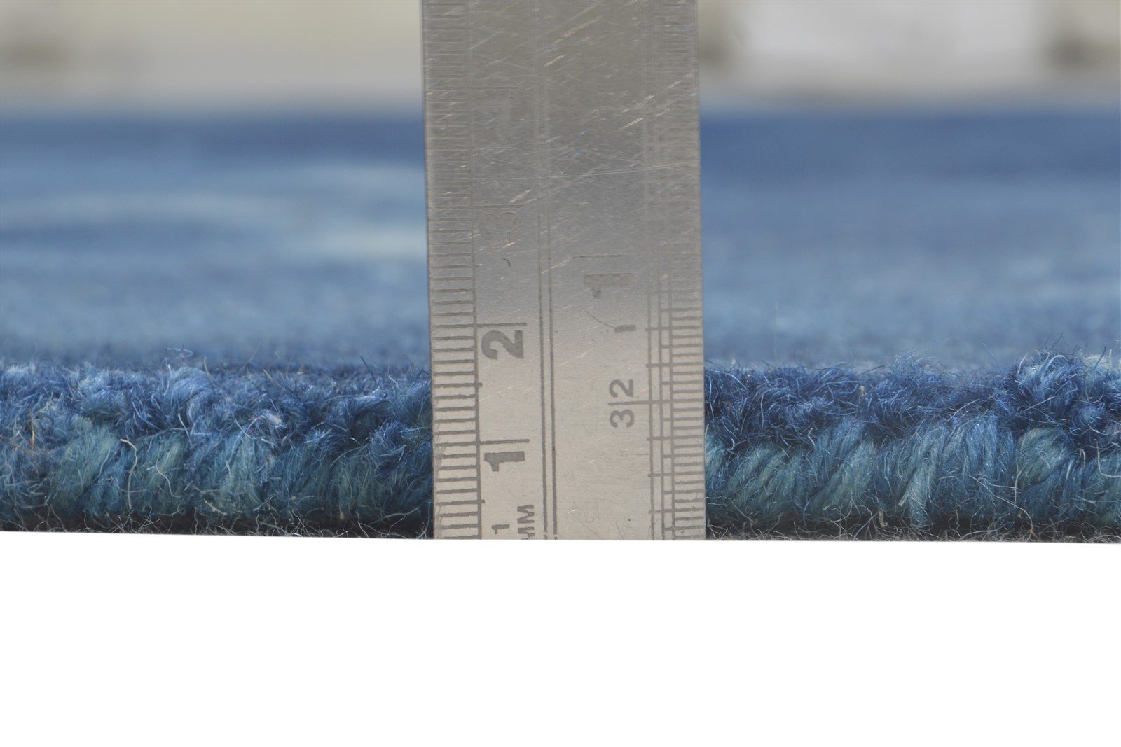 Blue Wool Rug 5' X 8' Modern Hand Tufted Shibori Tie Dye Room Size Carpet   7865201033365