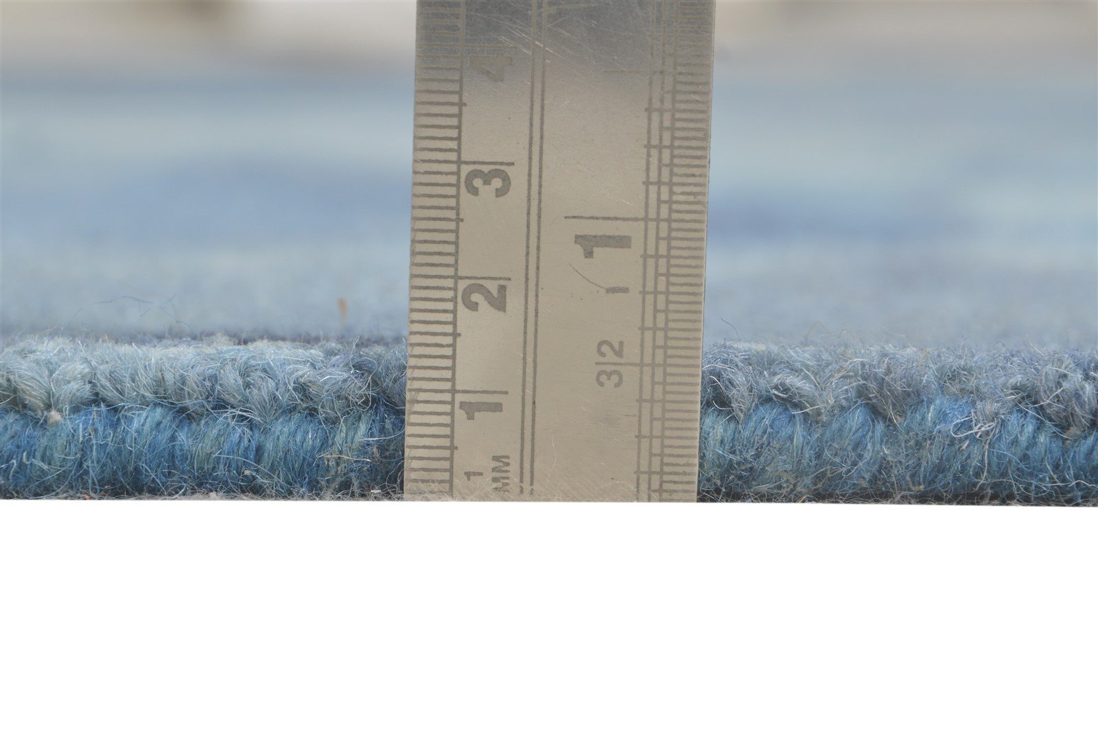 Blue Wool Rug 5' X 8' Modern Hand Tufted Shibori Tie Dye Room Size Carpet   7865203425429