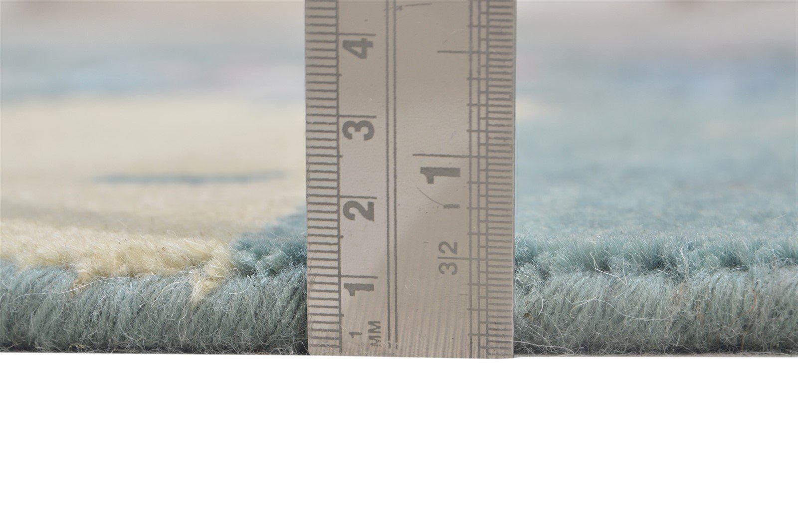 Blue Wool / Silk Rug 5X8 Modern Hand Knotted French Abstract Room Size Carpet   7864977326229