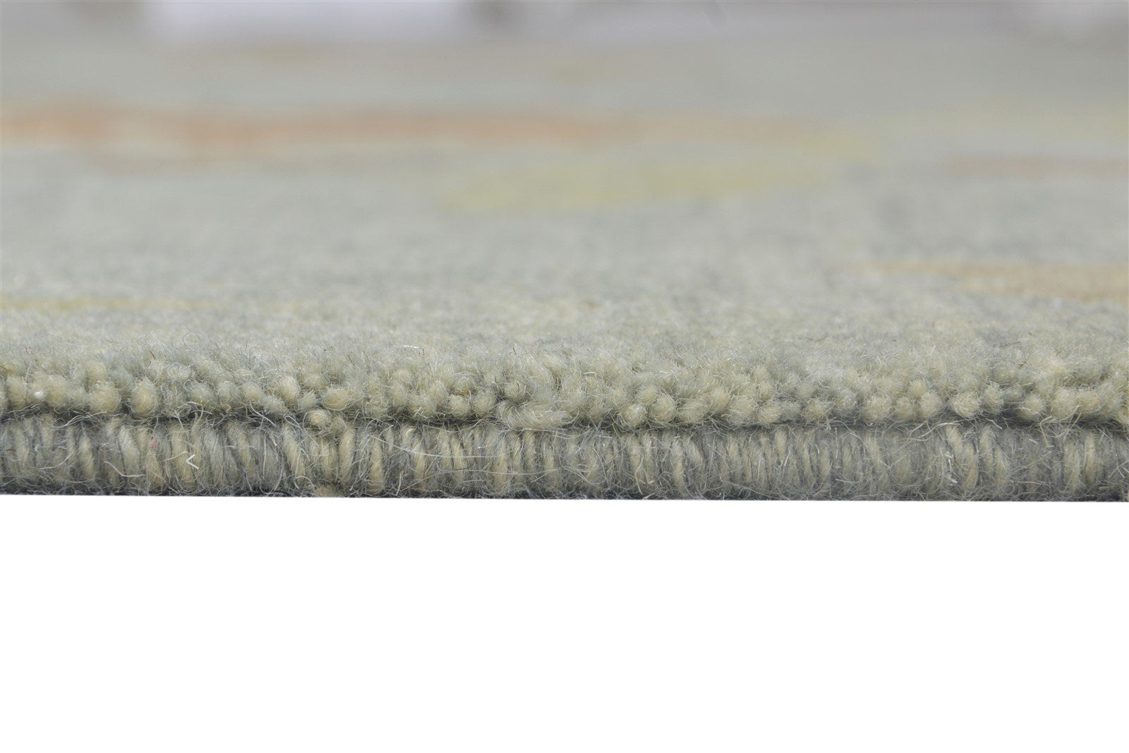 Blue Wool / Silk Rug 6' X 9' Modern Hand Knotted French Floral Room Size Carpet   7865097355413