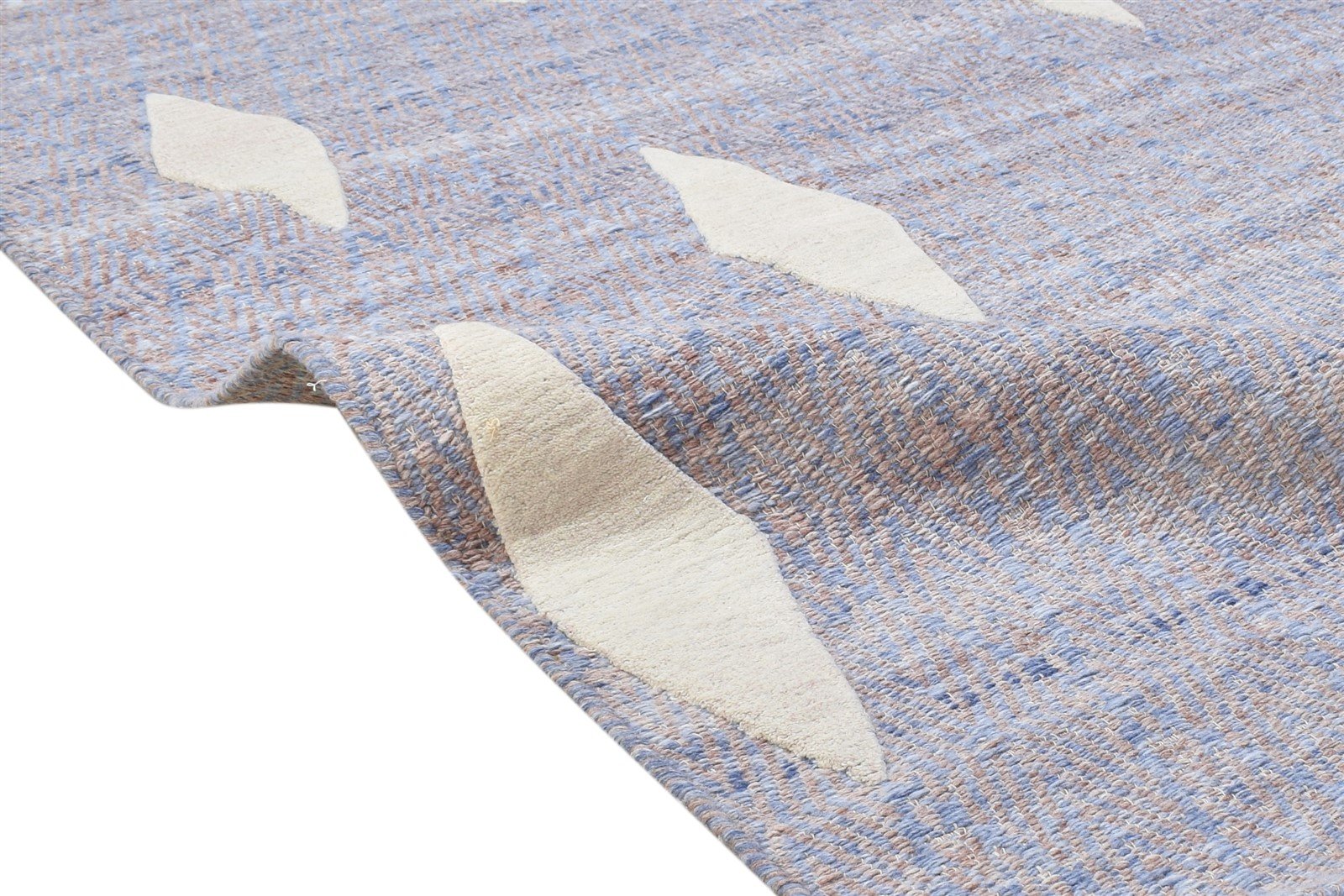 Brena 5X8 Rug Pet Yarn Purple Modern Jacquard Loom Moroccan Diamond   7864164384917