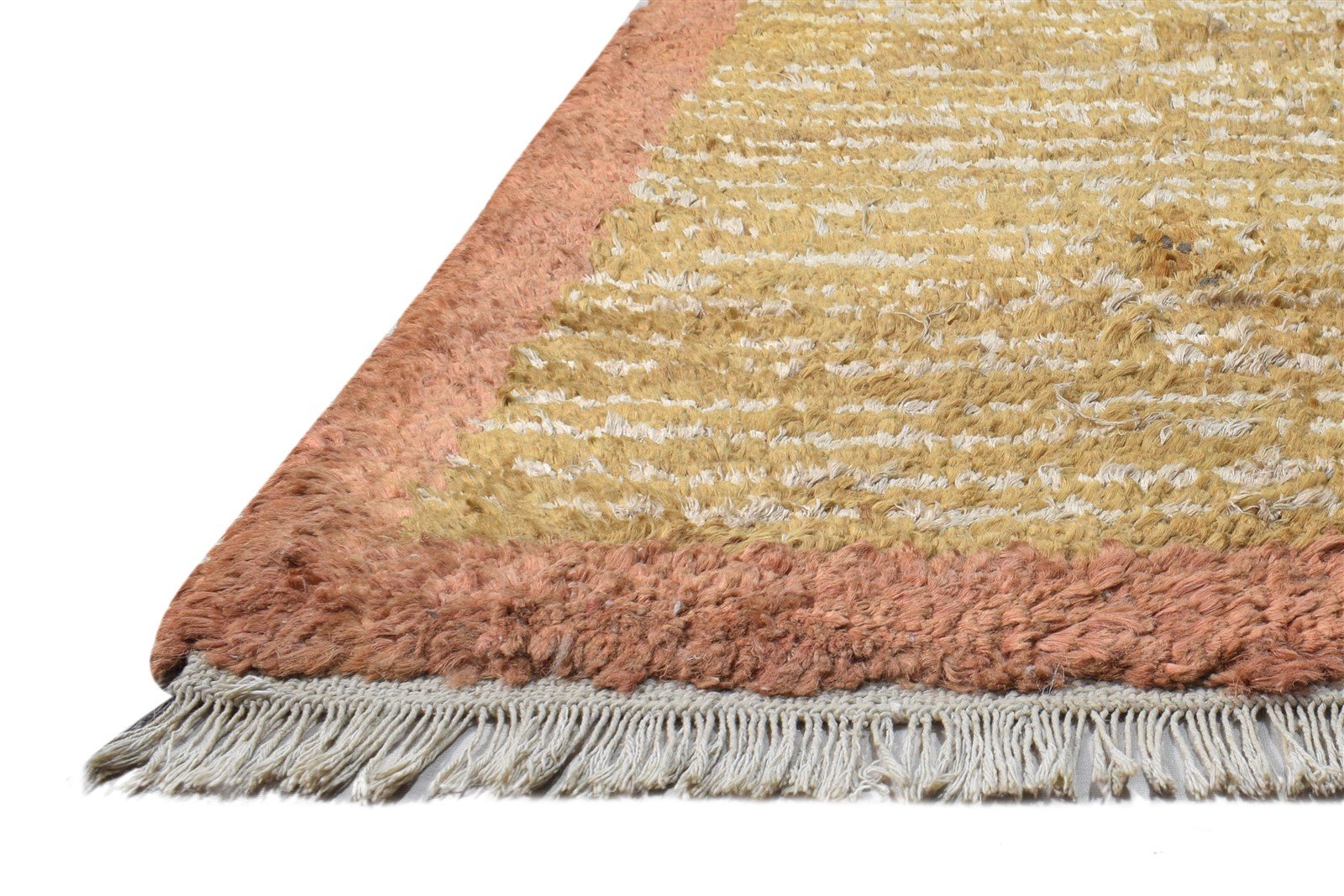Brown Hemp Rug 2' X 3' Modern Hand Knotted Scandinavian Bordered Small Carpet   7865141559445