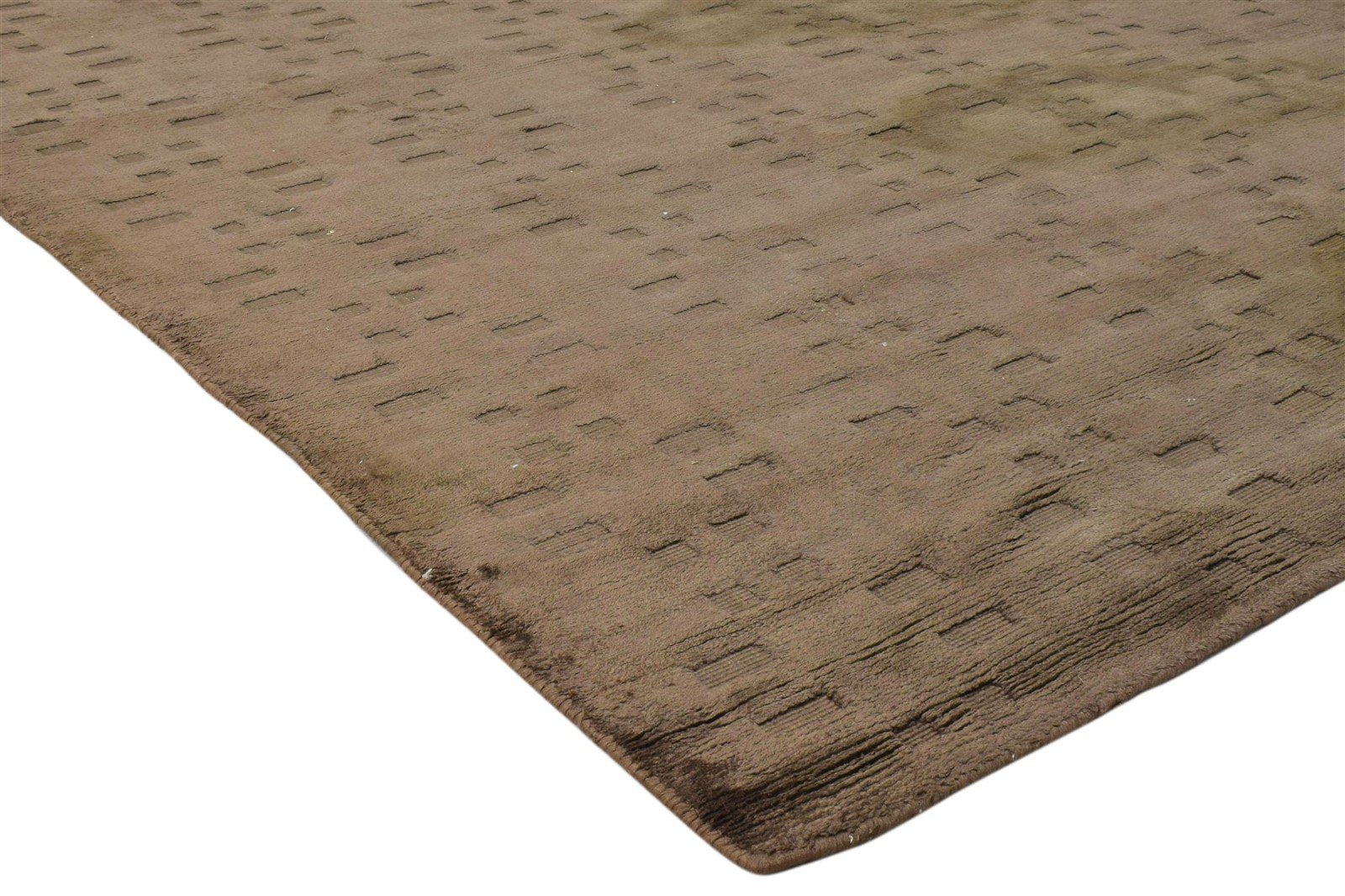 Brown Silk Rug 5' X 8' Modern Handloom Indian Floral Room Size Carpet   7860697366677