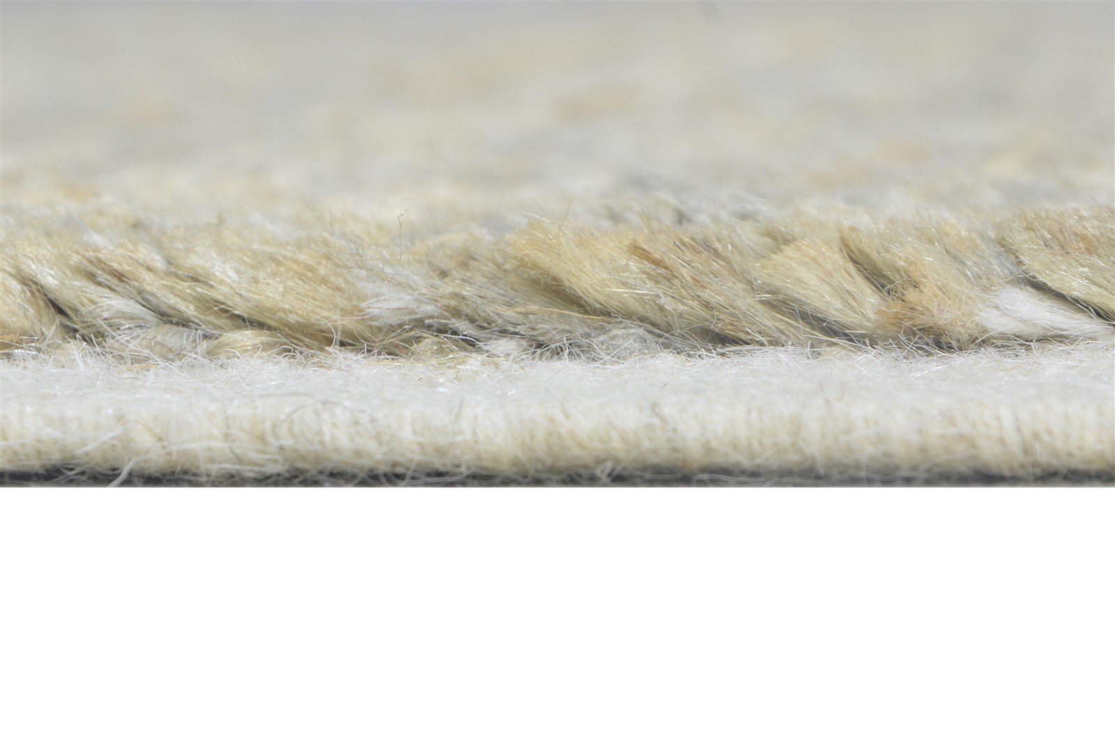 Brown Wool / Jute Rug 5X8 Modern Hand Knotted Scandinavian Abstract Room Size   7864879841429