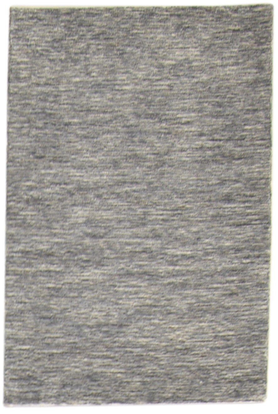 Brown Wool Rug 2' X 3' Modern Hand Tufted Scandinavian Solid Small Carpet   7864134992021