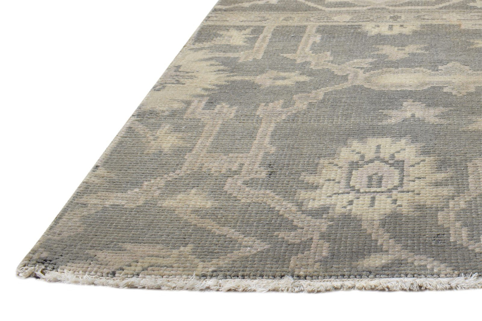 Brown Wool Rug 2' X 3' Persian Hand Knotted Oushak Oriental Small Carpet   7865143591061