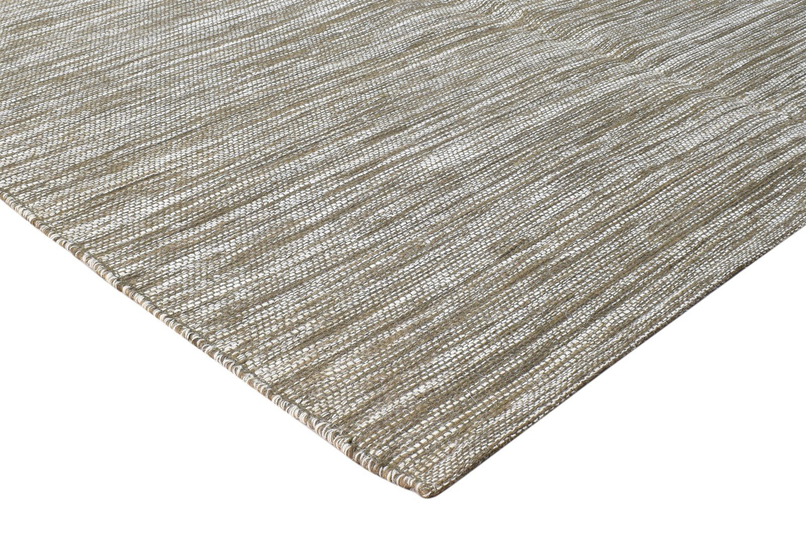 Brown Wool Rug 5' X 8' Modern Dhurrie Scandinavian Solid Room Size Carpet   7865164300437