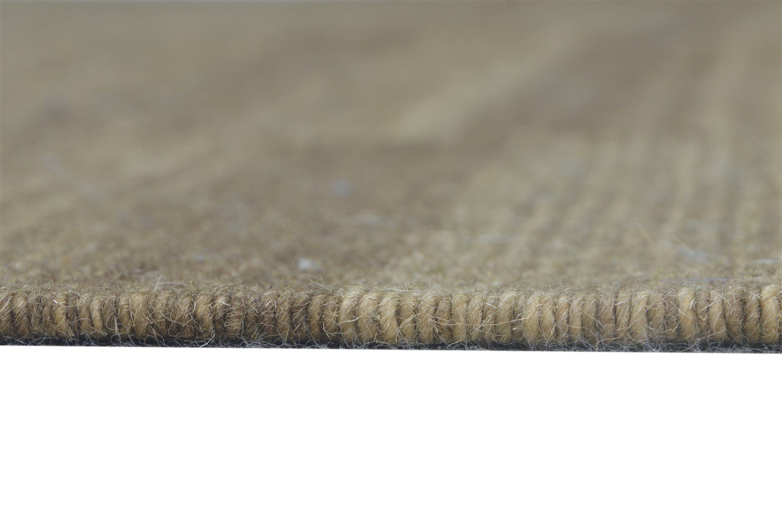 Easter Brown Wool Rug 5' X 8' Modern Dhurrie Scandinavian Striped   7865170296981