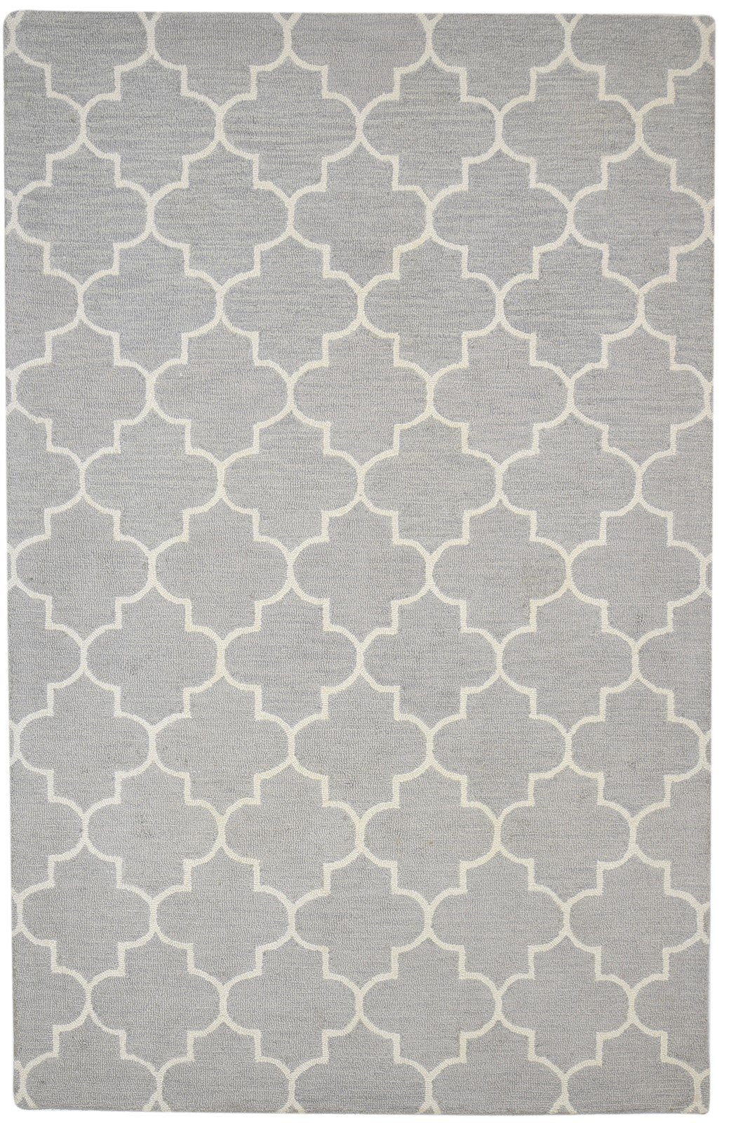 Brown Wool Rug 5' X 8' Modern Hand Tufted Shibori Trellis Room Size Carpet   7864308039829