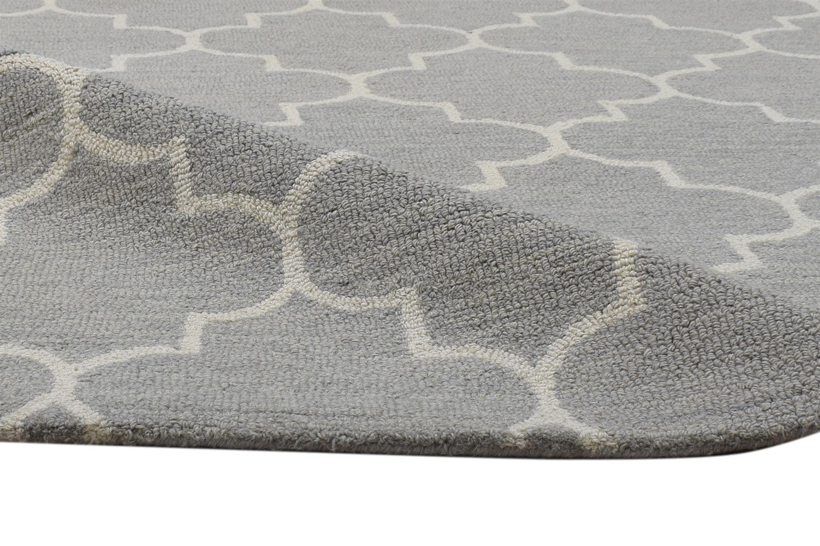 Brown Wool Rug 5' X 8' Modern Hand Tufted Shibori Trellis Room Size Carpet   7864308039829