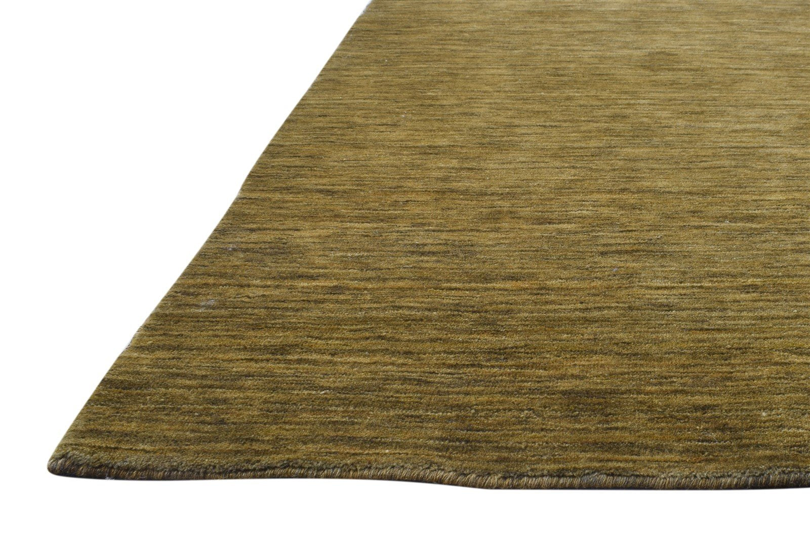 Brown Wool / Silk Rug 5X7 Modern Hand Woven Scandinavian Solid Room Size Carpet   7864569200789
