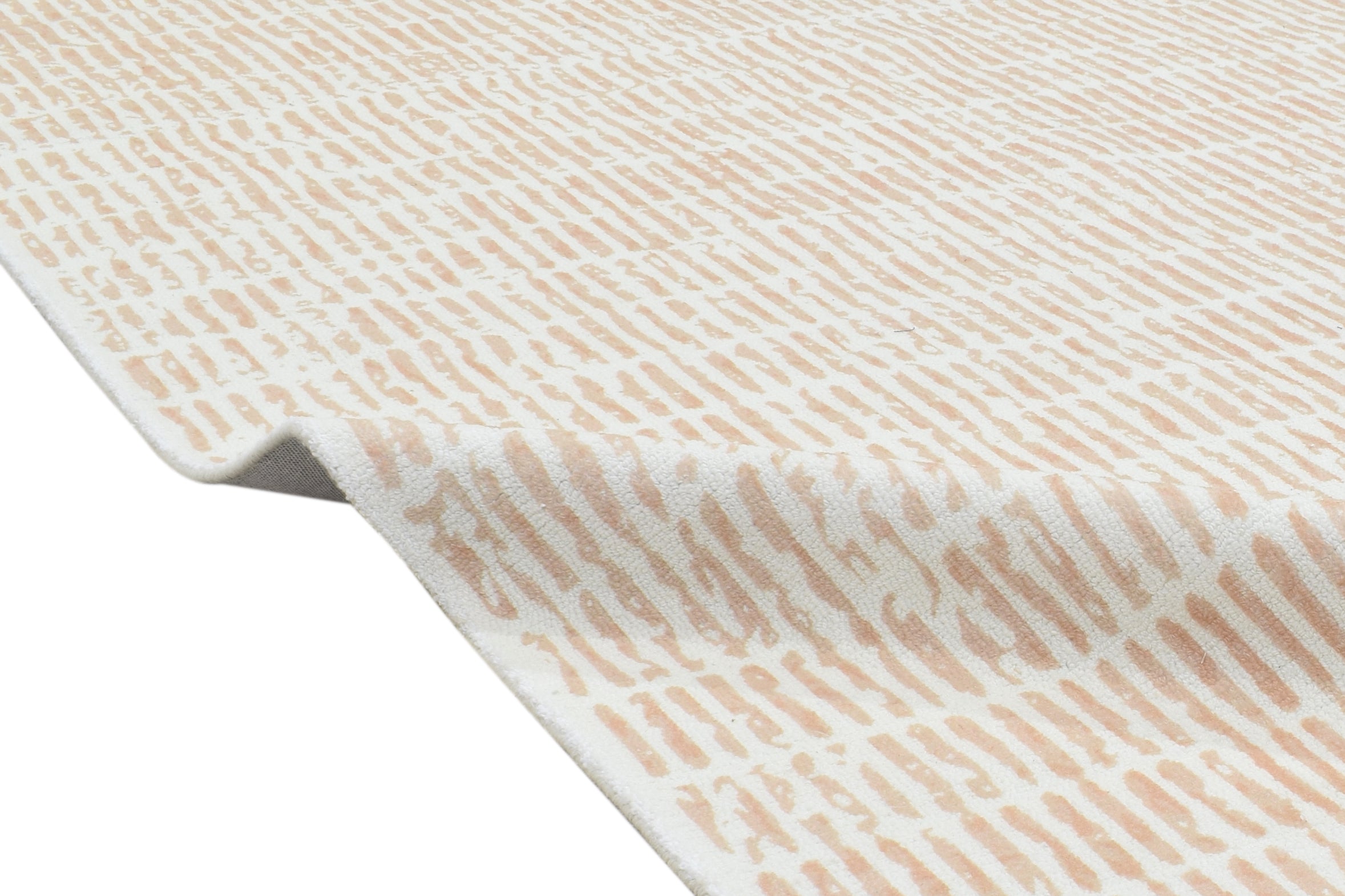 Capitola Handmade Beige Nursery Soft Rug | Modern Abstract Linear Grids Checks Area Rug   9121444888725