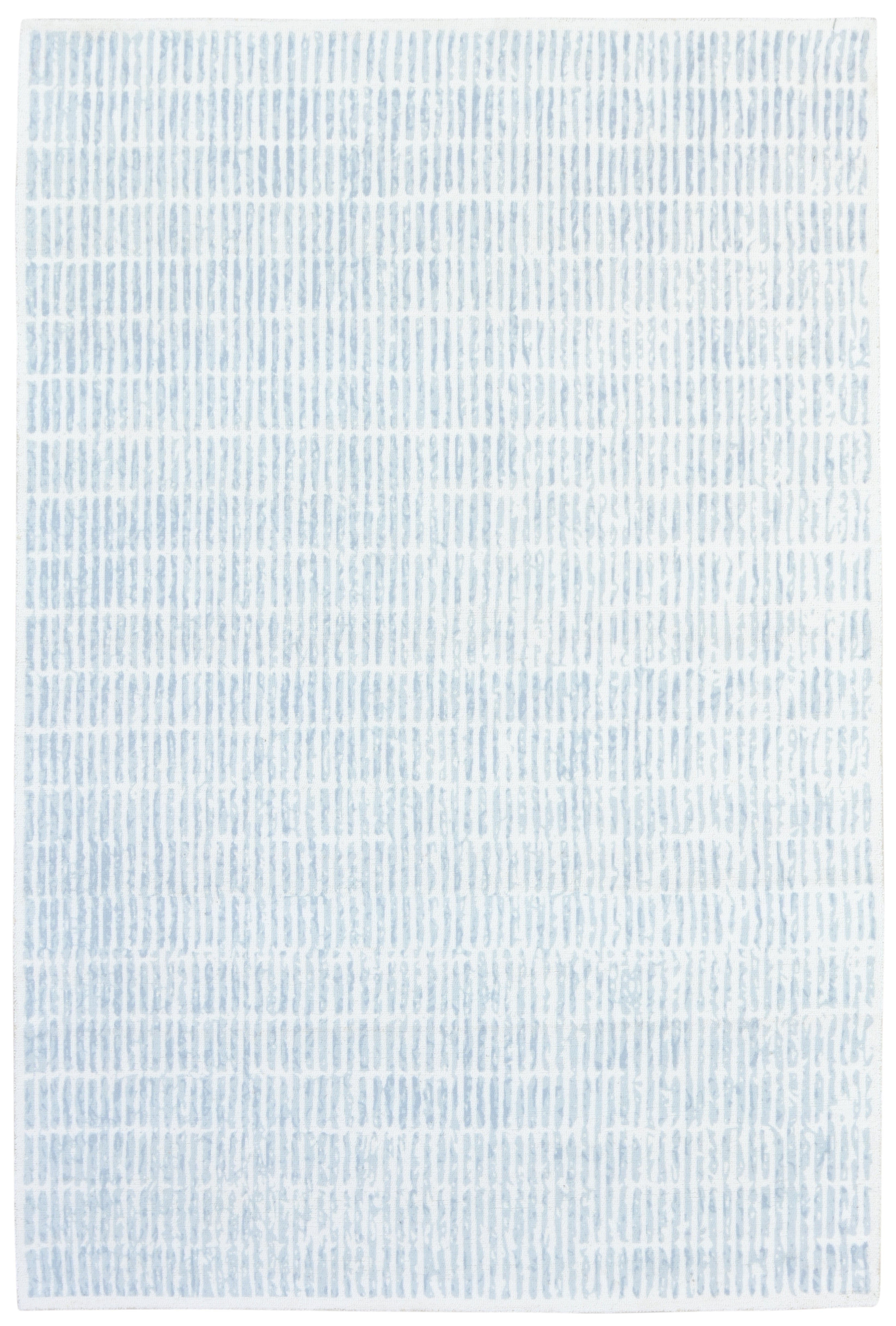 Capitolara Handmade Blue Soft Rug | Modern Abstract Linear Grids Checks Area Rug   9122059026581