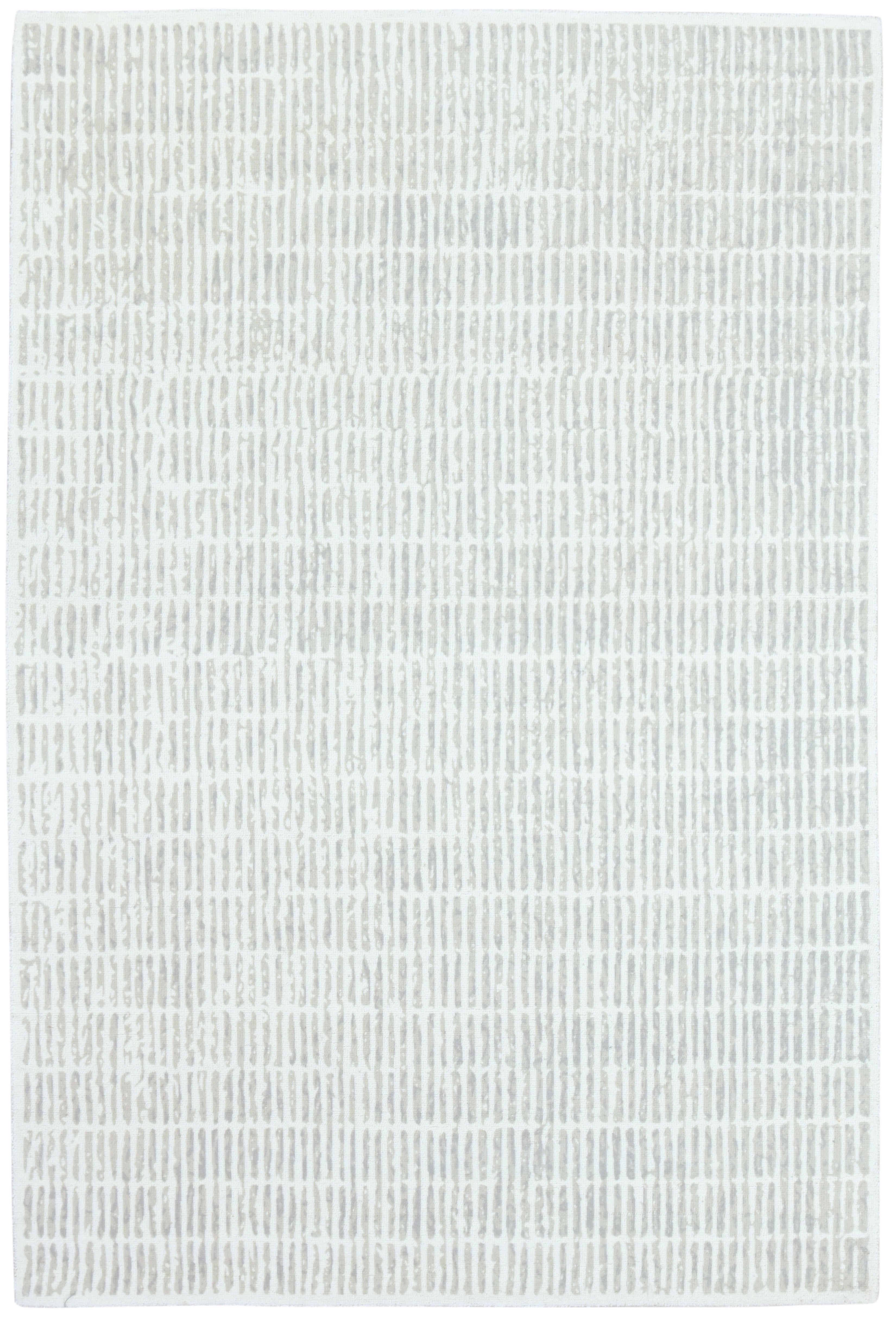 Capitolara Handmade Grey Soft Rug | Modern Abstract Linear Grids Checks Area Rug   9121454981269