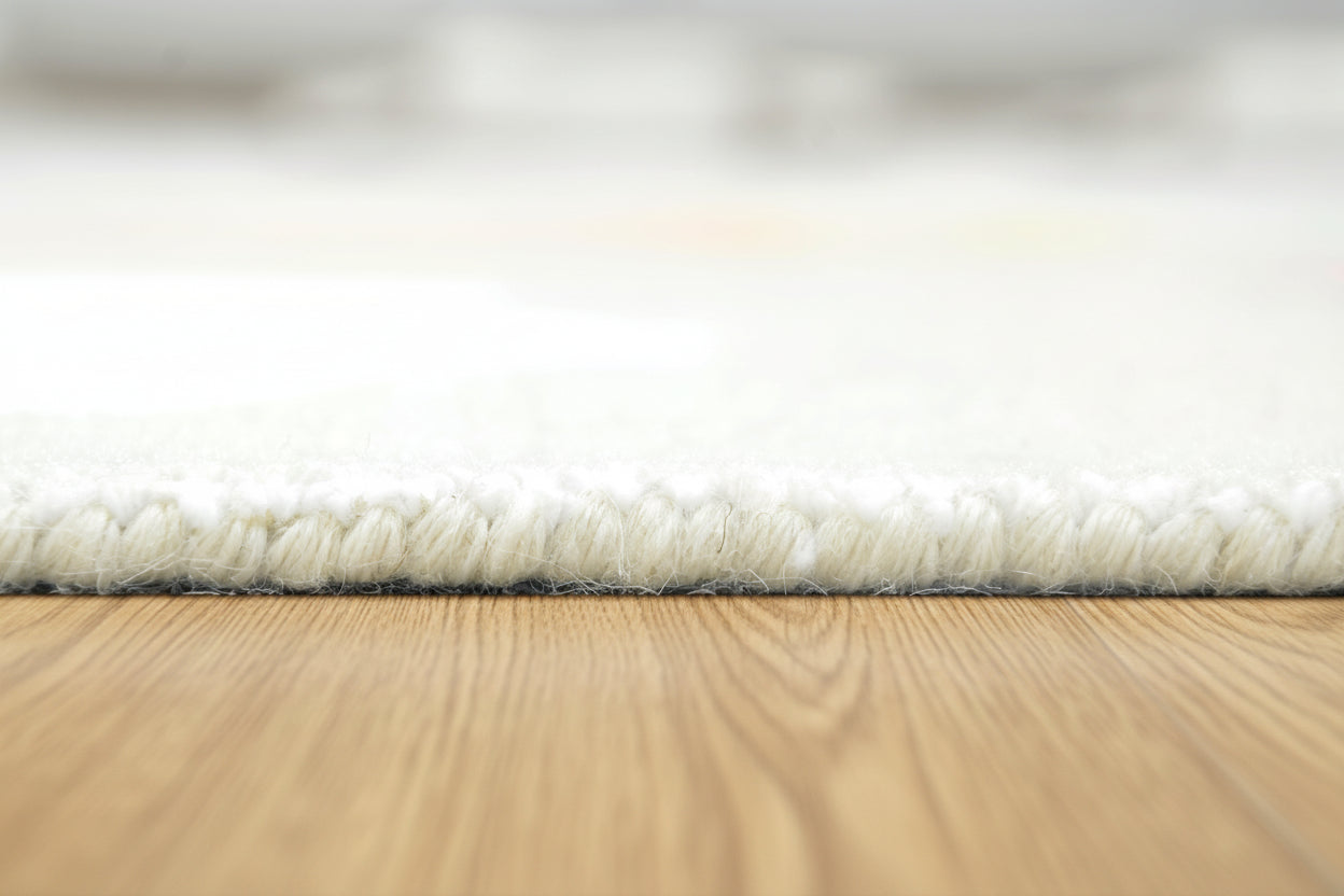 Celestial Rainbow Soft Sage Gray Kids Area Rug – Cloud & Sunshine Nursery Playroom Rug   9080506679445