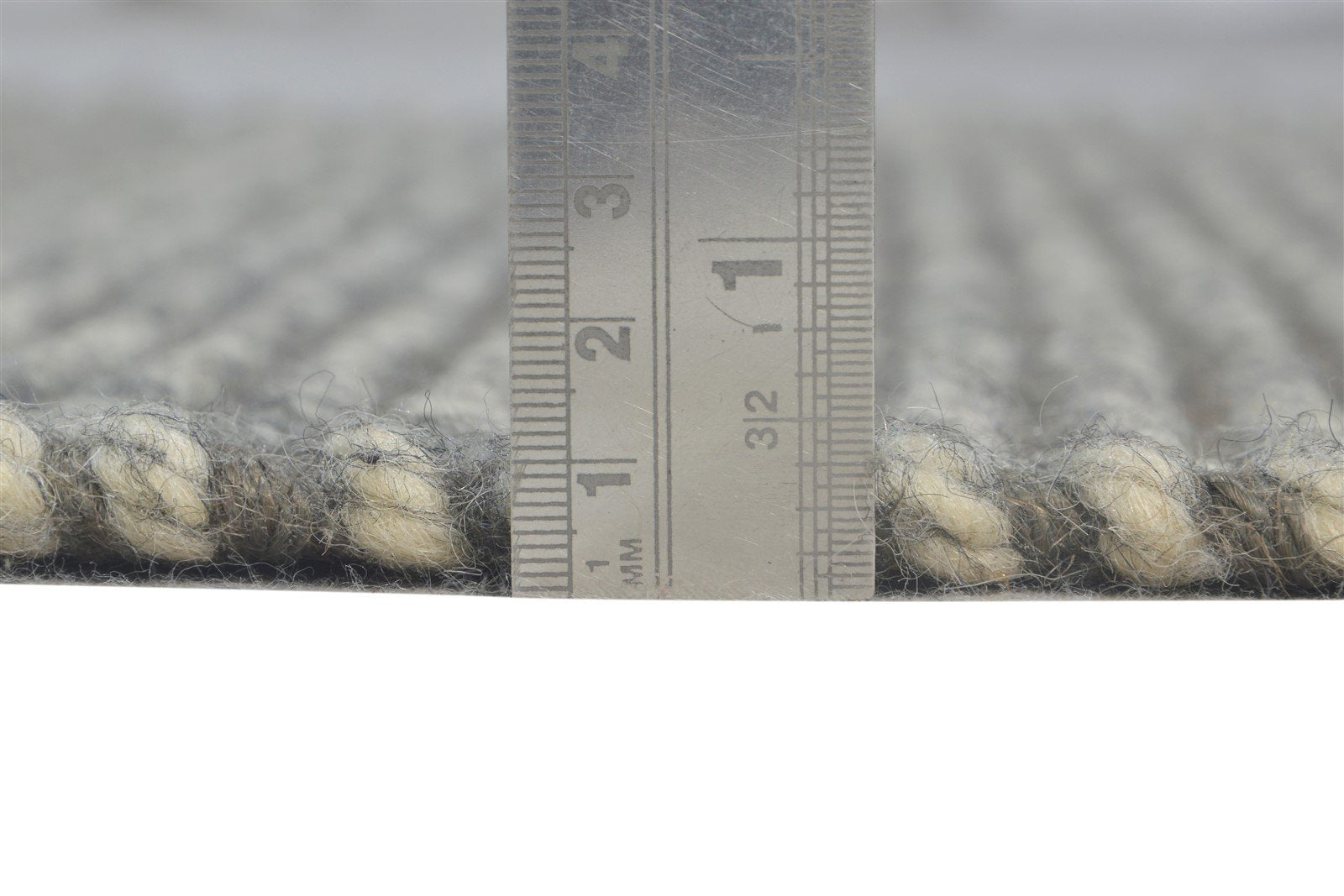 Celie Taupe Wool Rug 3' X 7' Modern Dhurrie Scandinavian Solid Runner   7865196904597