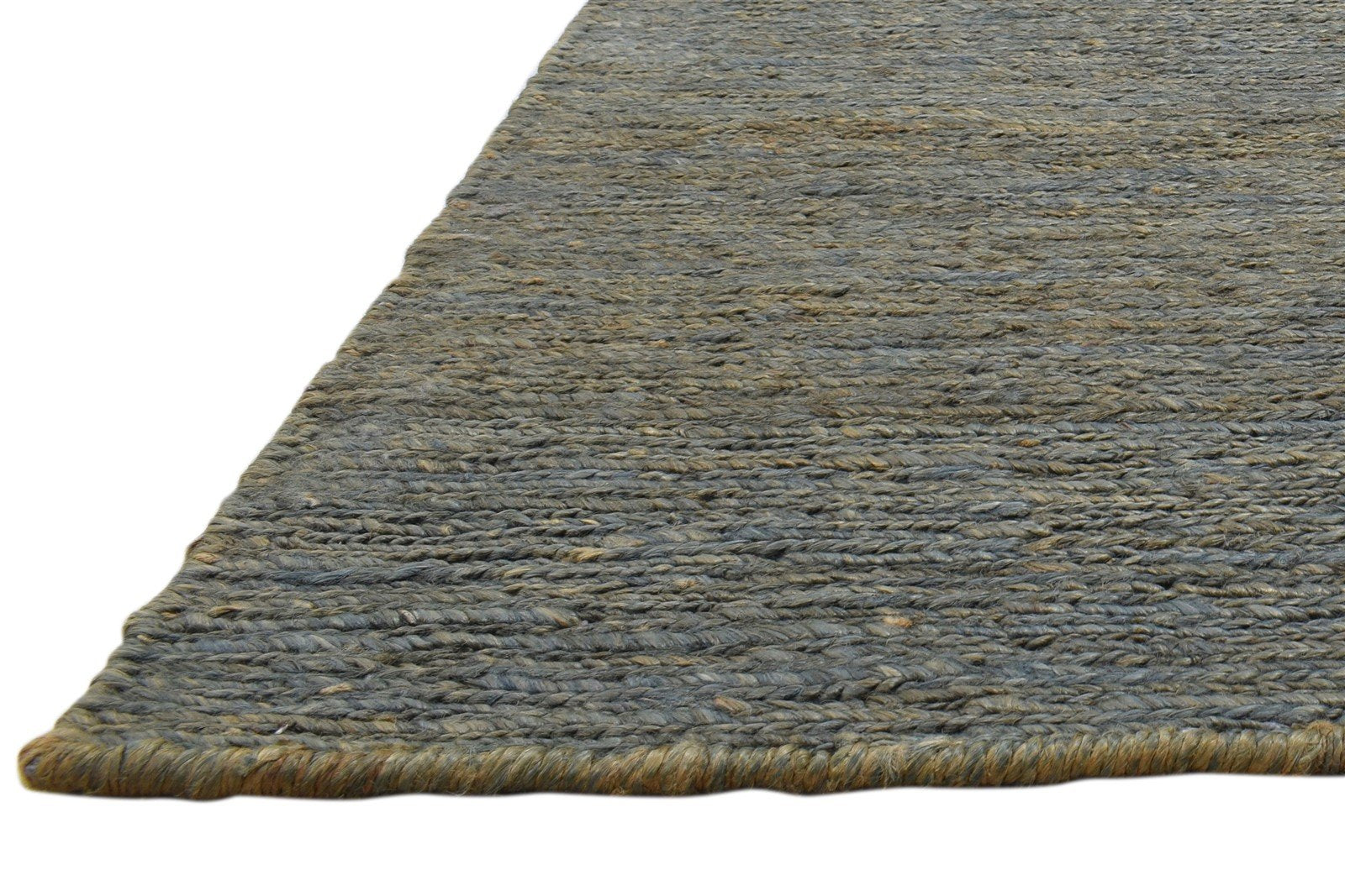 Charcoal Jute Rug 5X8 Modern Hand Knotted Scandinavian Solid Room Size Carpet   7860699627669